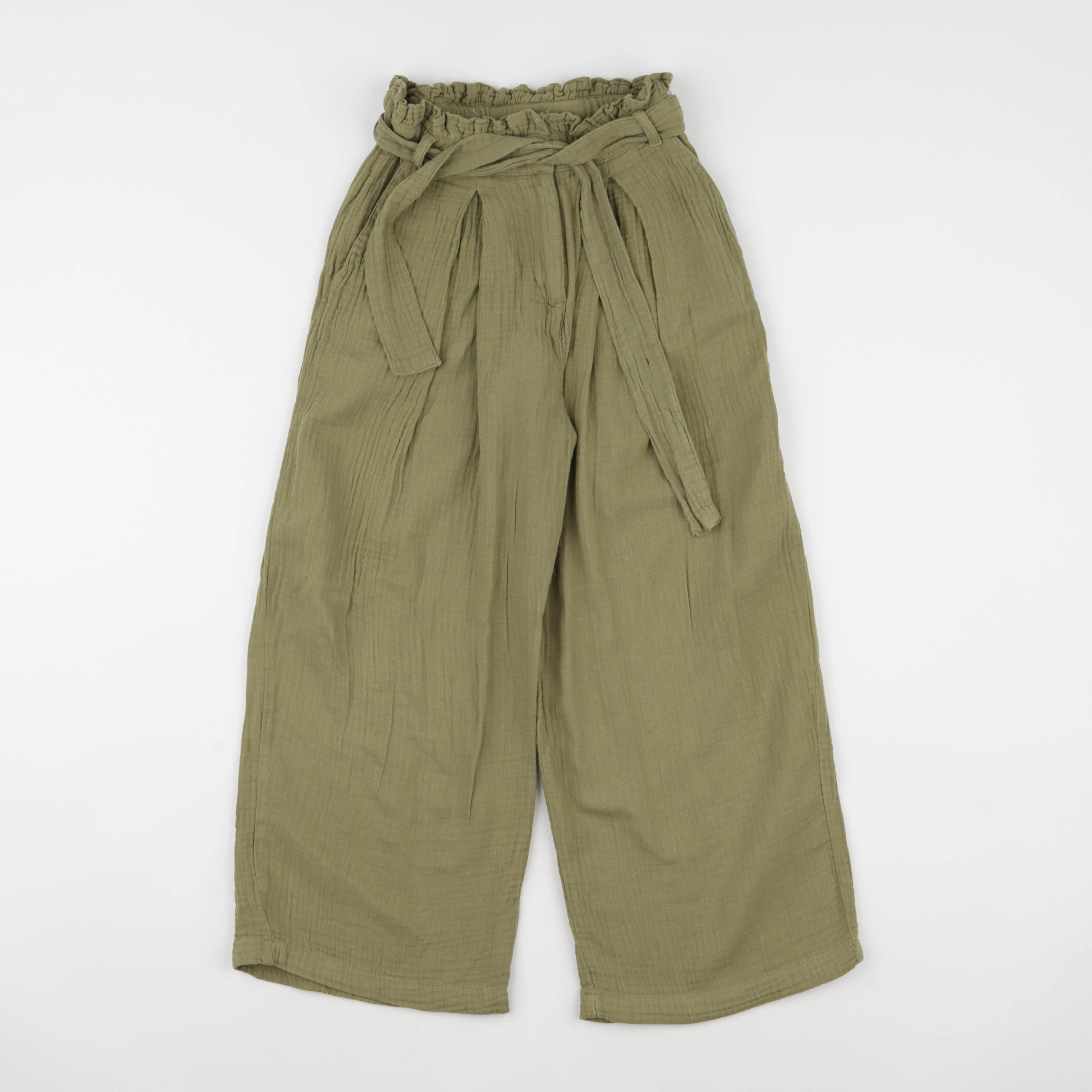 Vertbaudet - pantalon vert - 10 ans