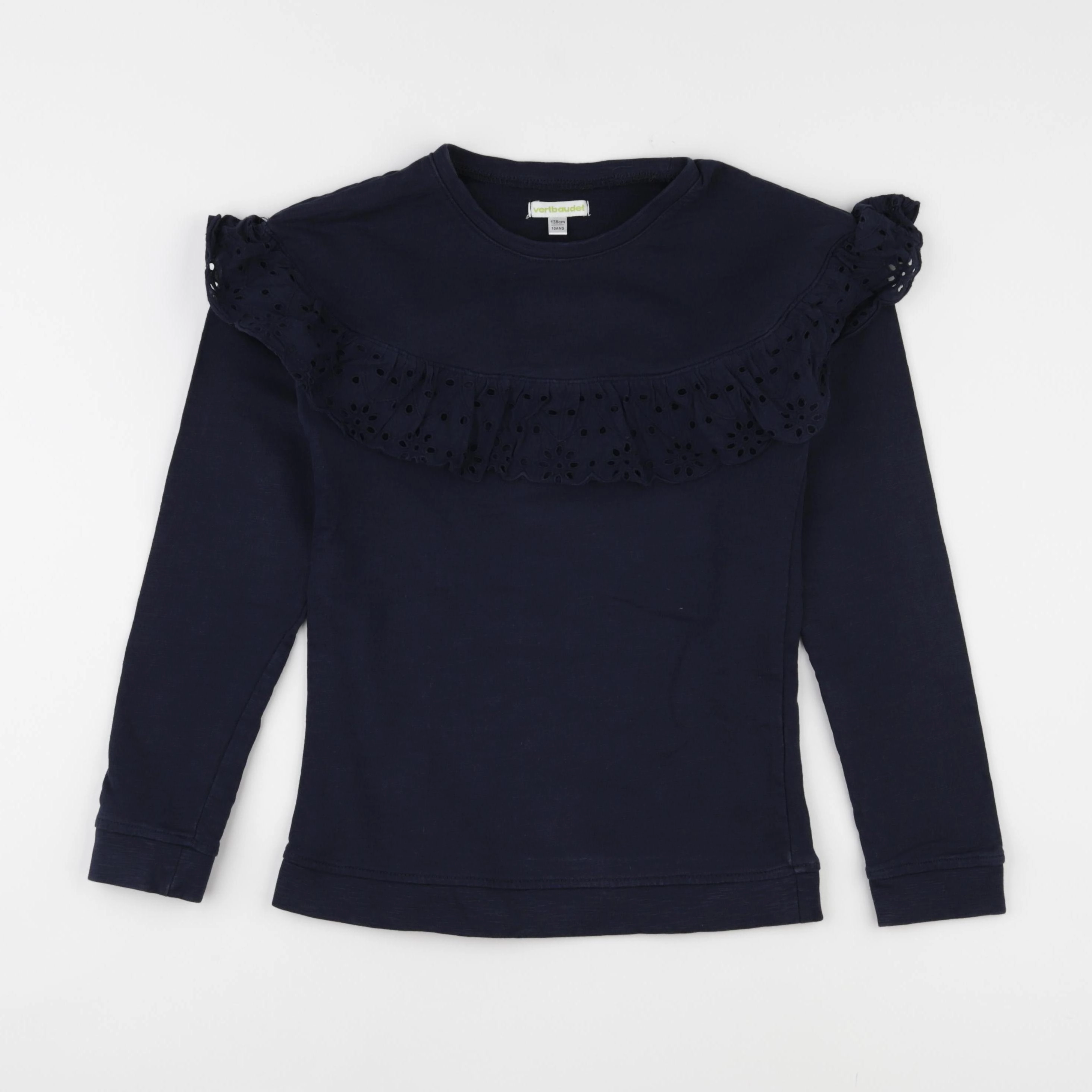 Vertbaudet - sweat bleu - 10 ans