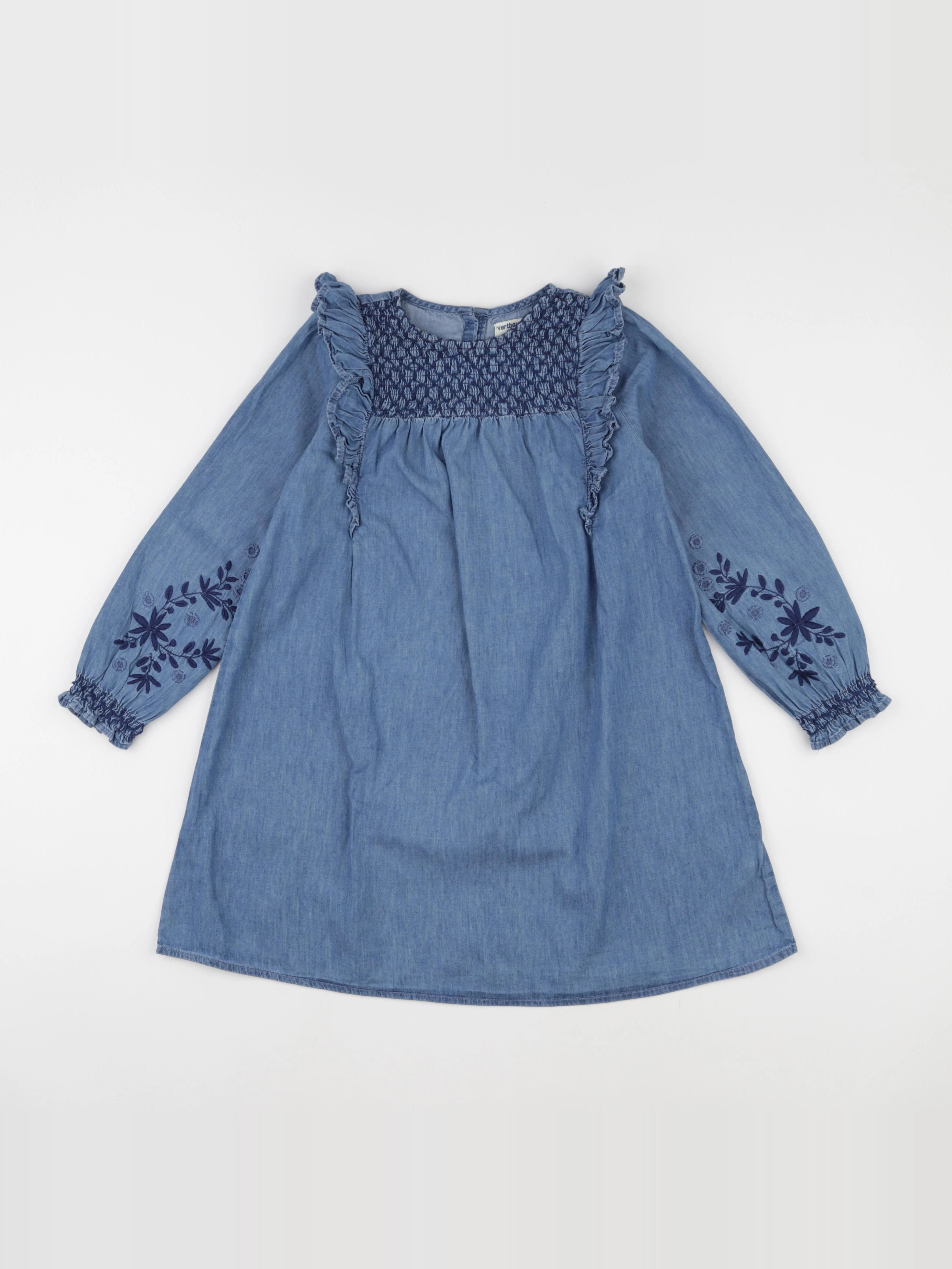 Vertbaudet - robe bleu - 8 ans