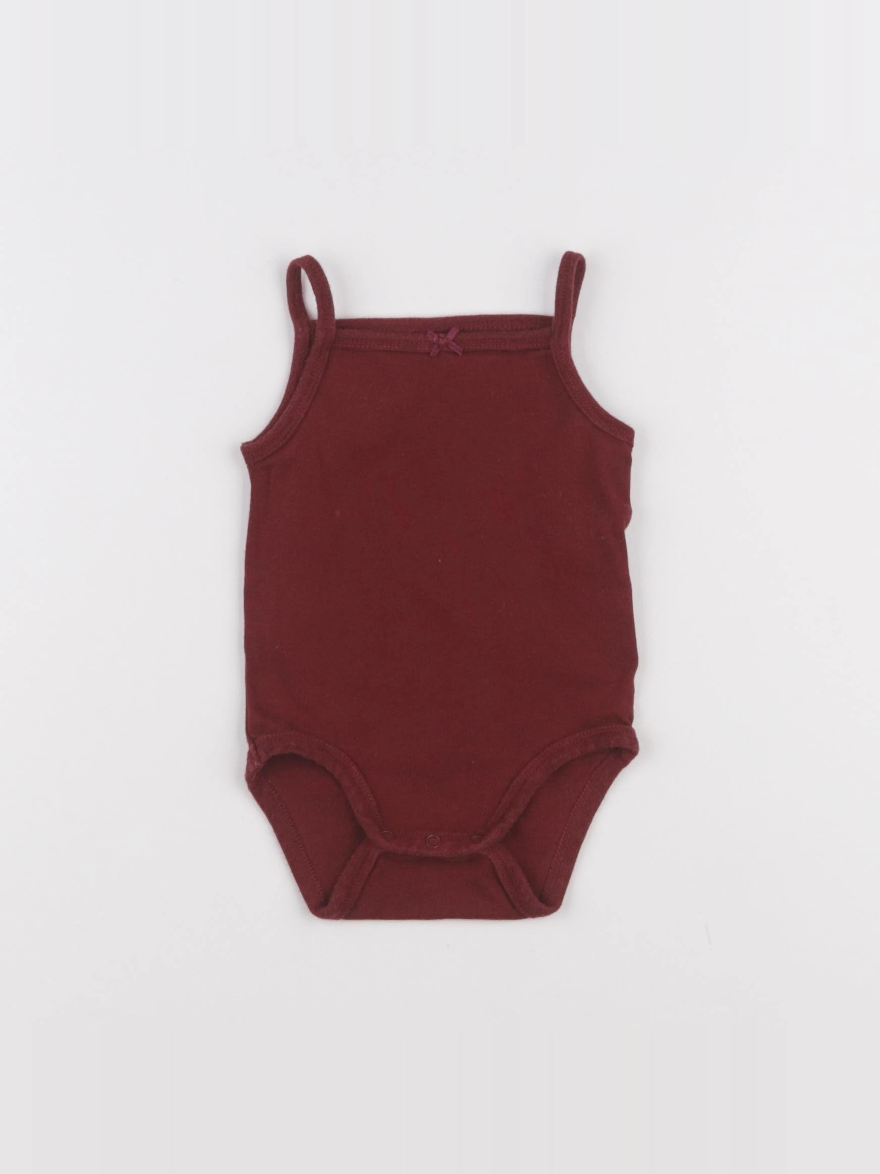 H&M - body rouge - 1/3 mois
