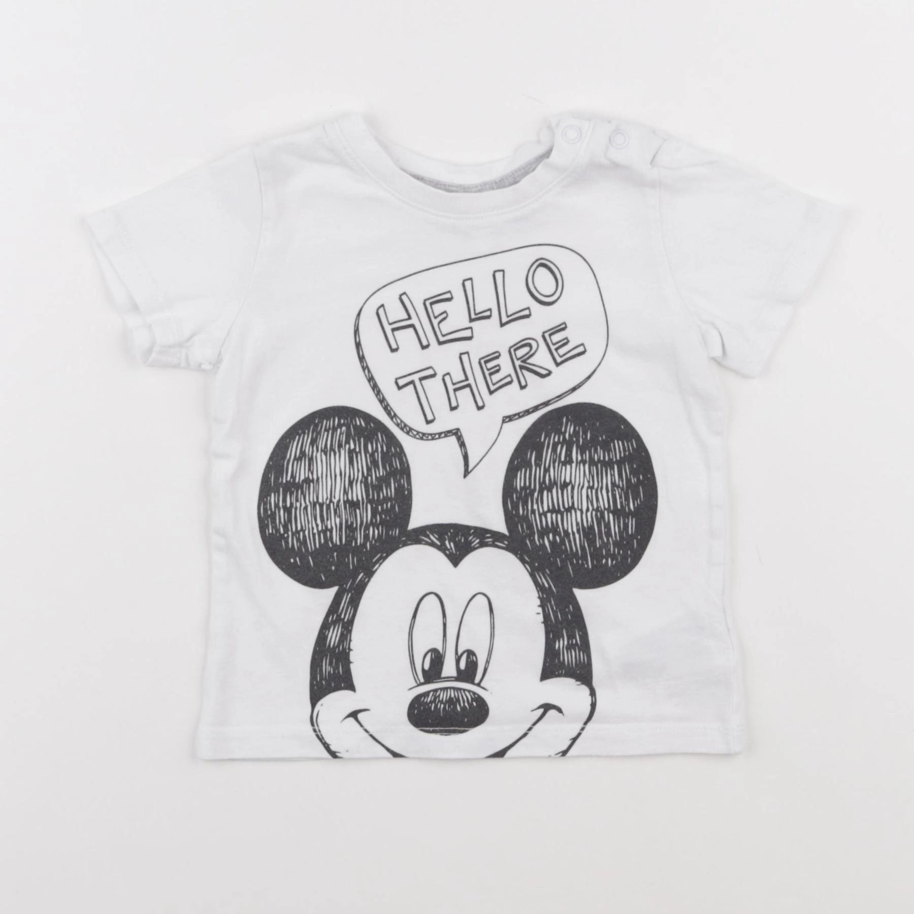 H&M - tee-shirt blanc - 6/9 mois