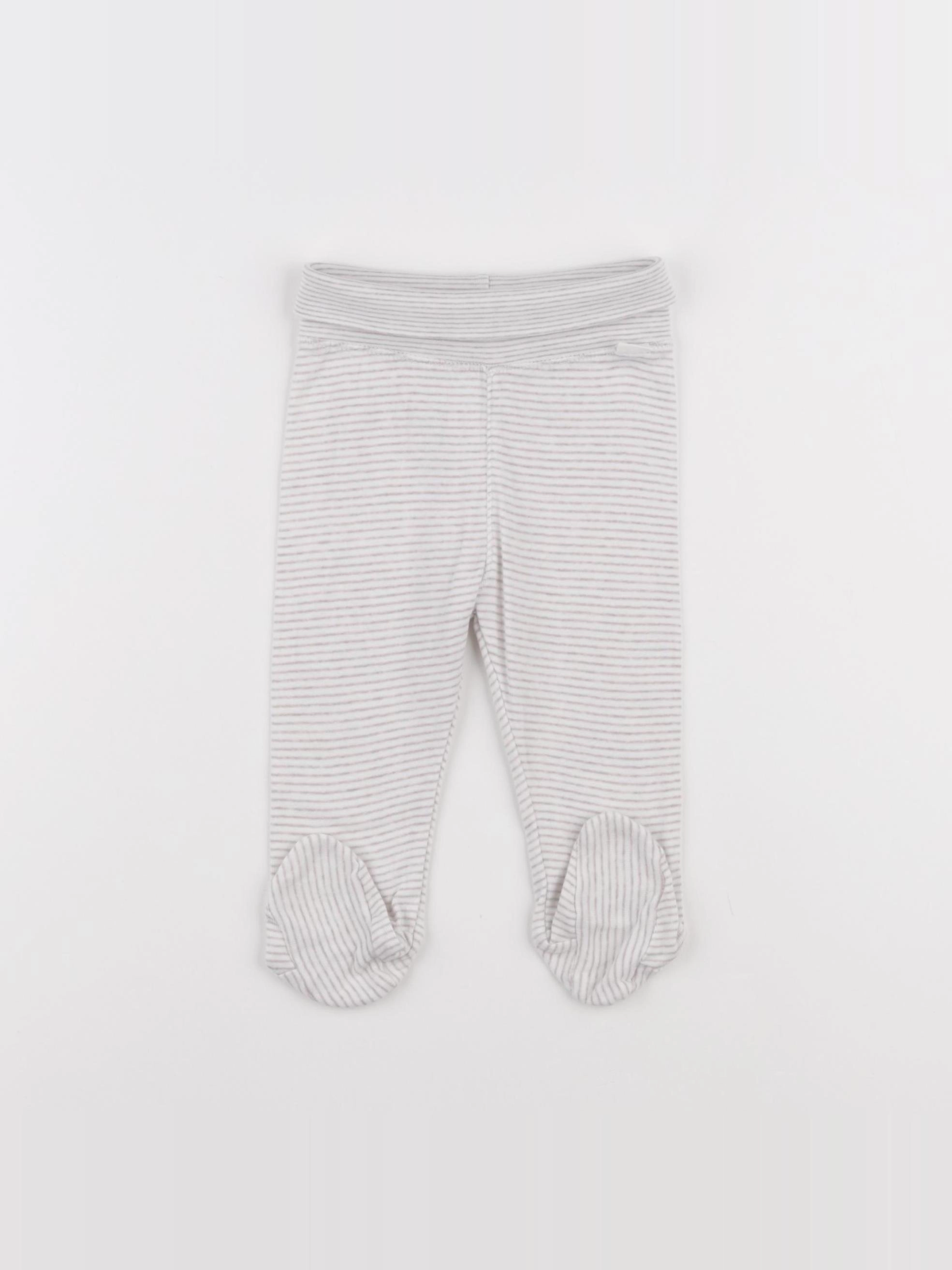 H&M - legging beige - 3/6 mois