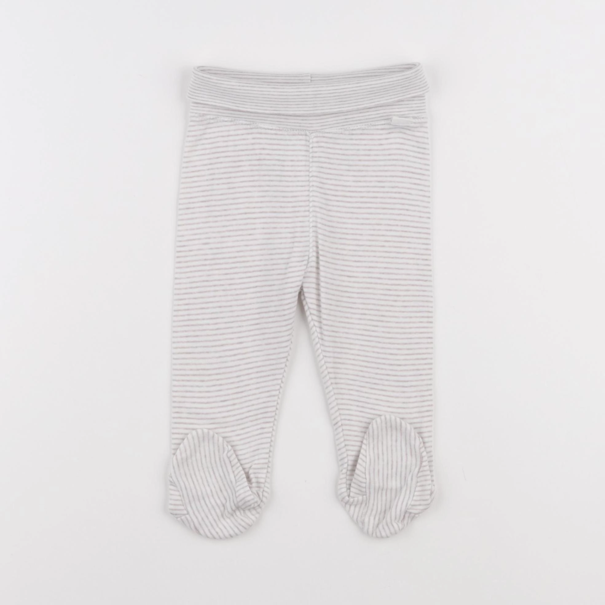 H&M - legging beige - 3/6 mois
