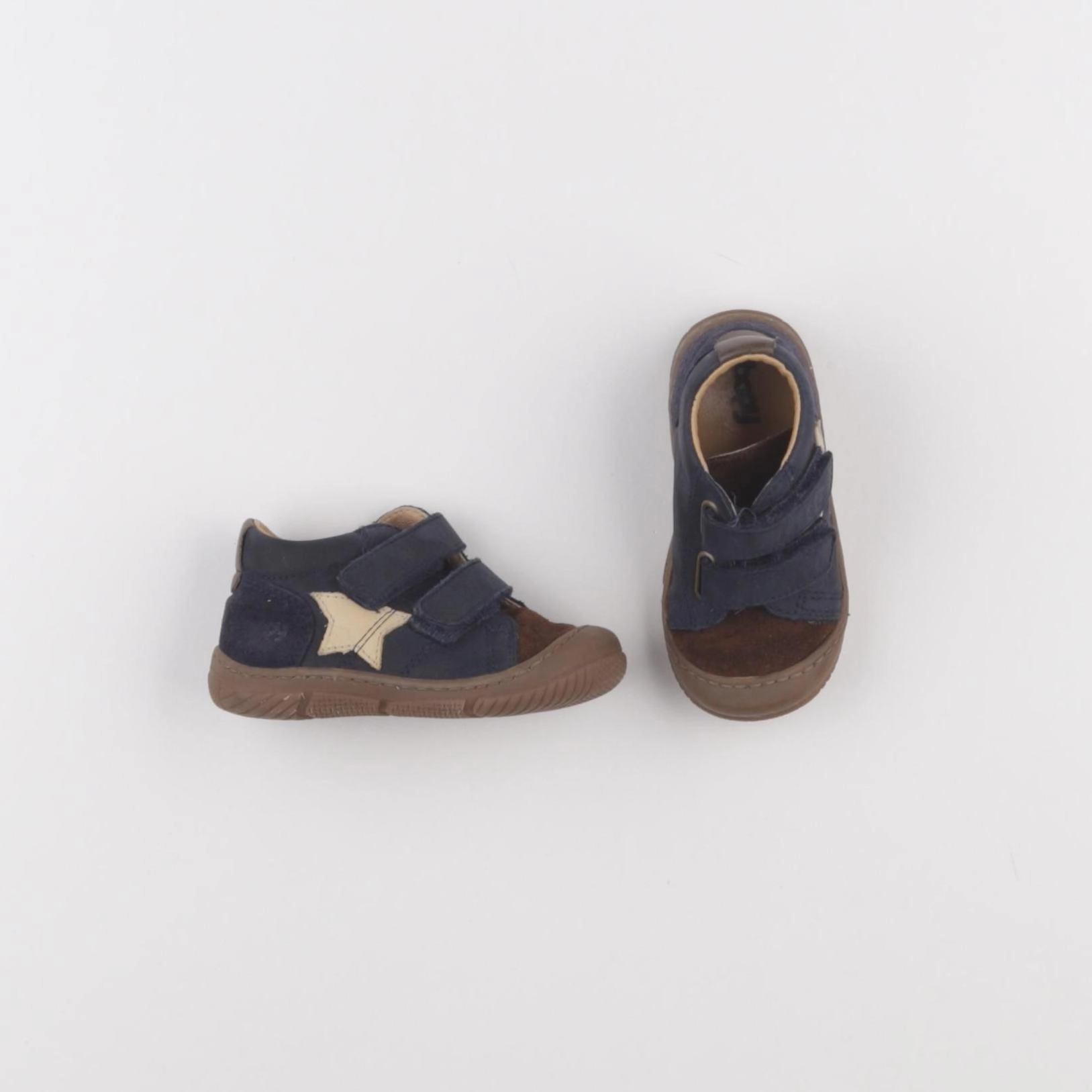 Bopy - bottillons bleu, marron - pointure 22