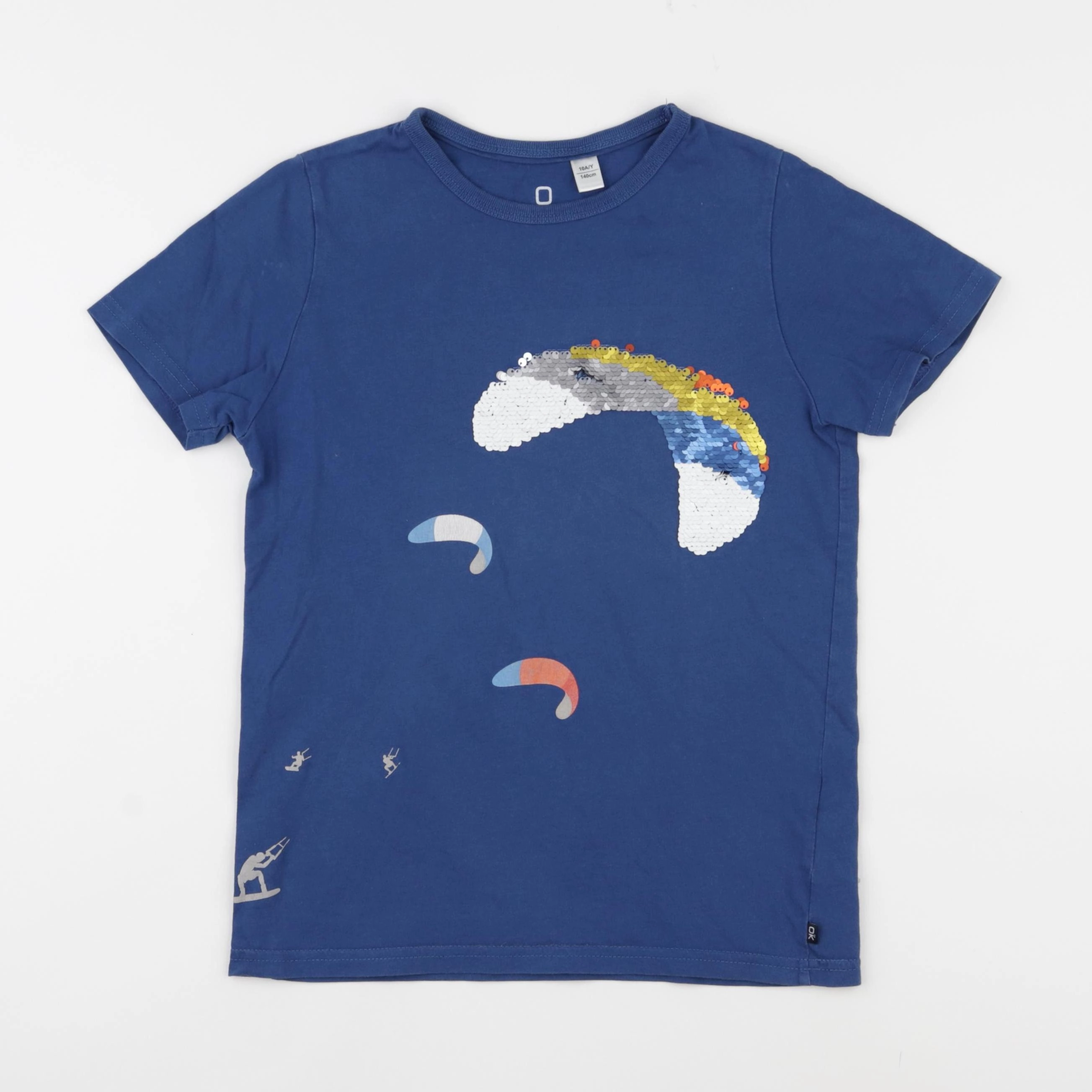 Okaidi - tee-shirt bleu - 10 ans