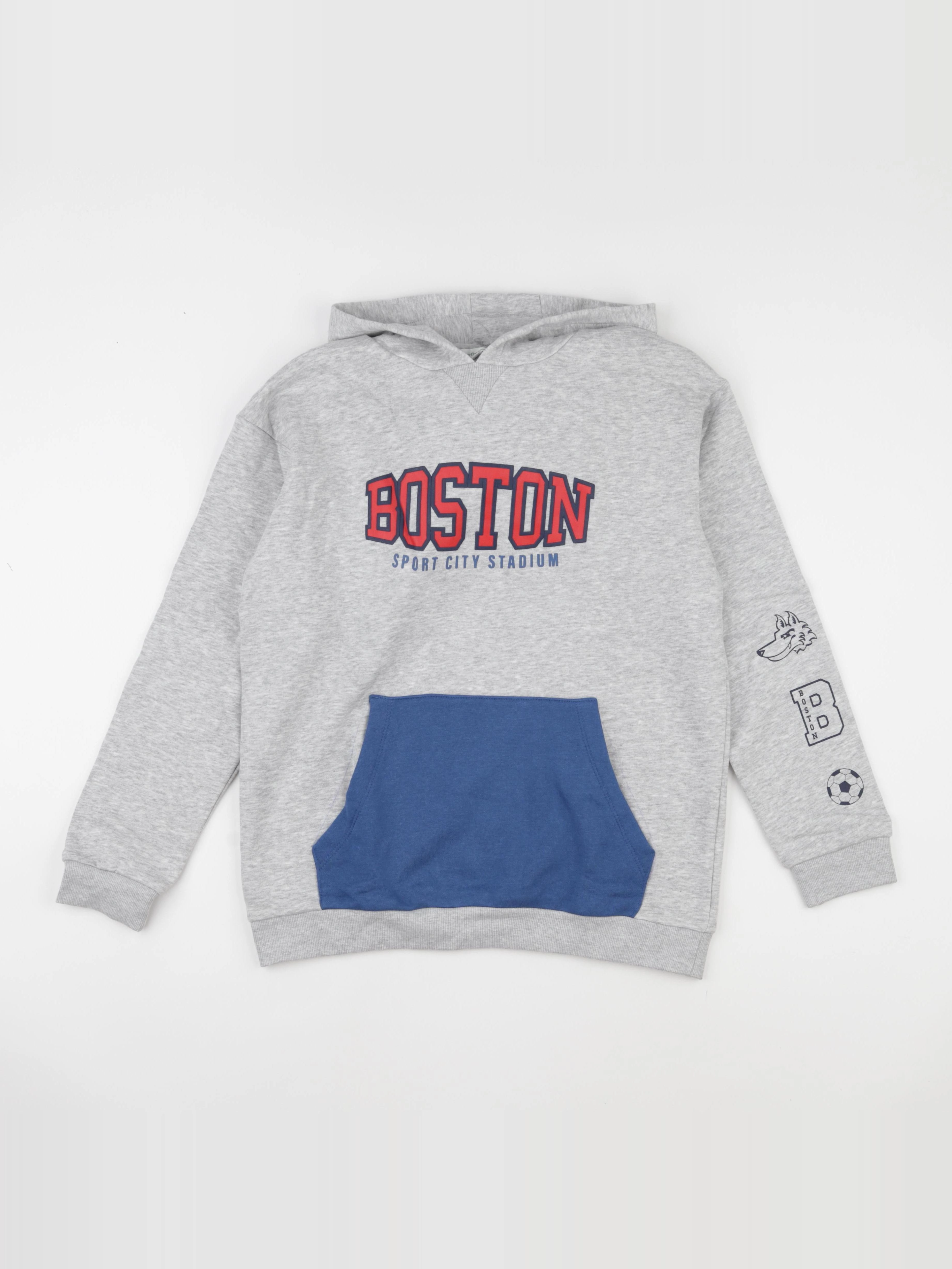 Vertbaudet - sweat gris - 14 ans