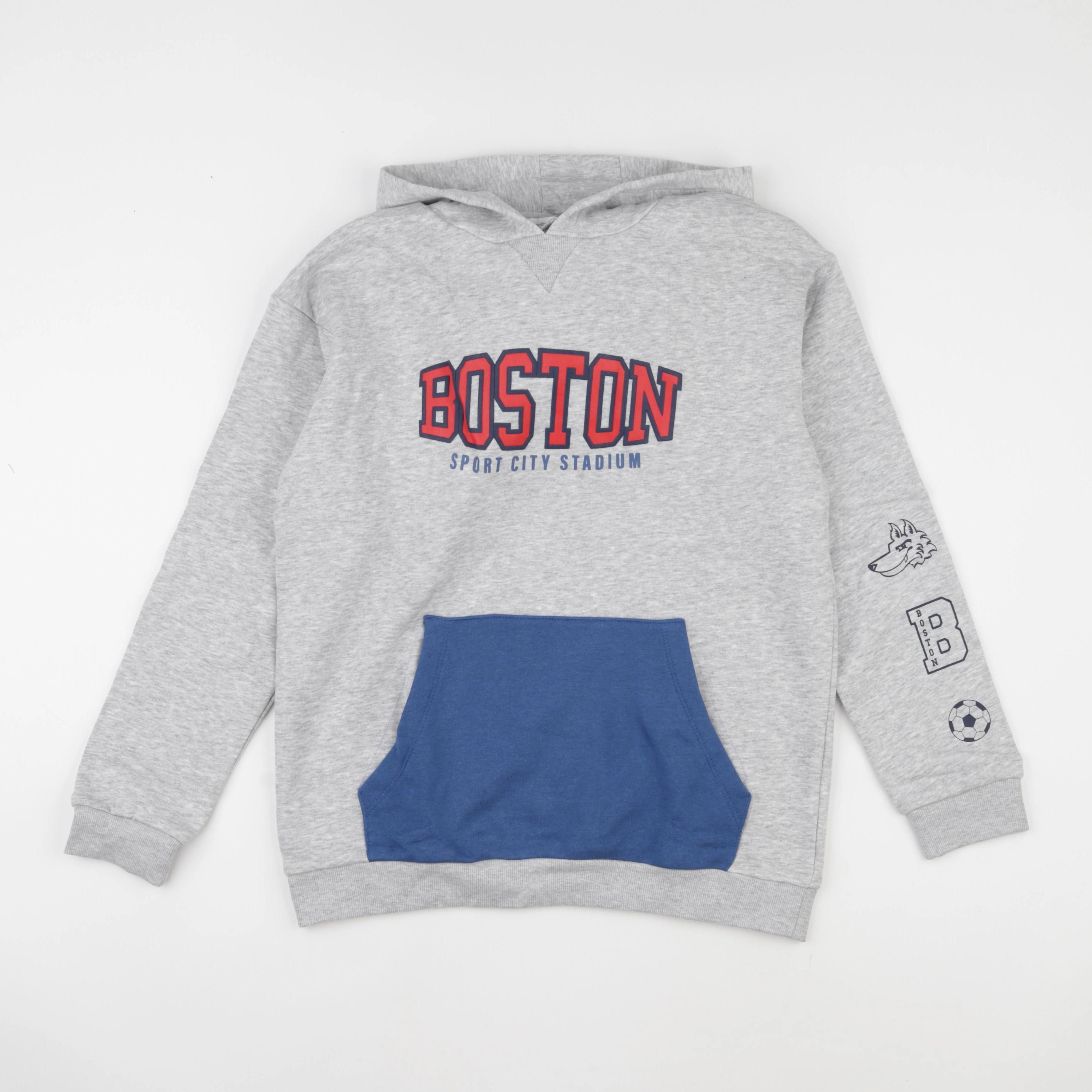 Vertbaudet - sweat gris - 14 ans