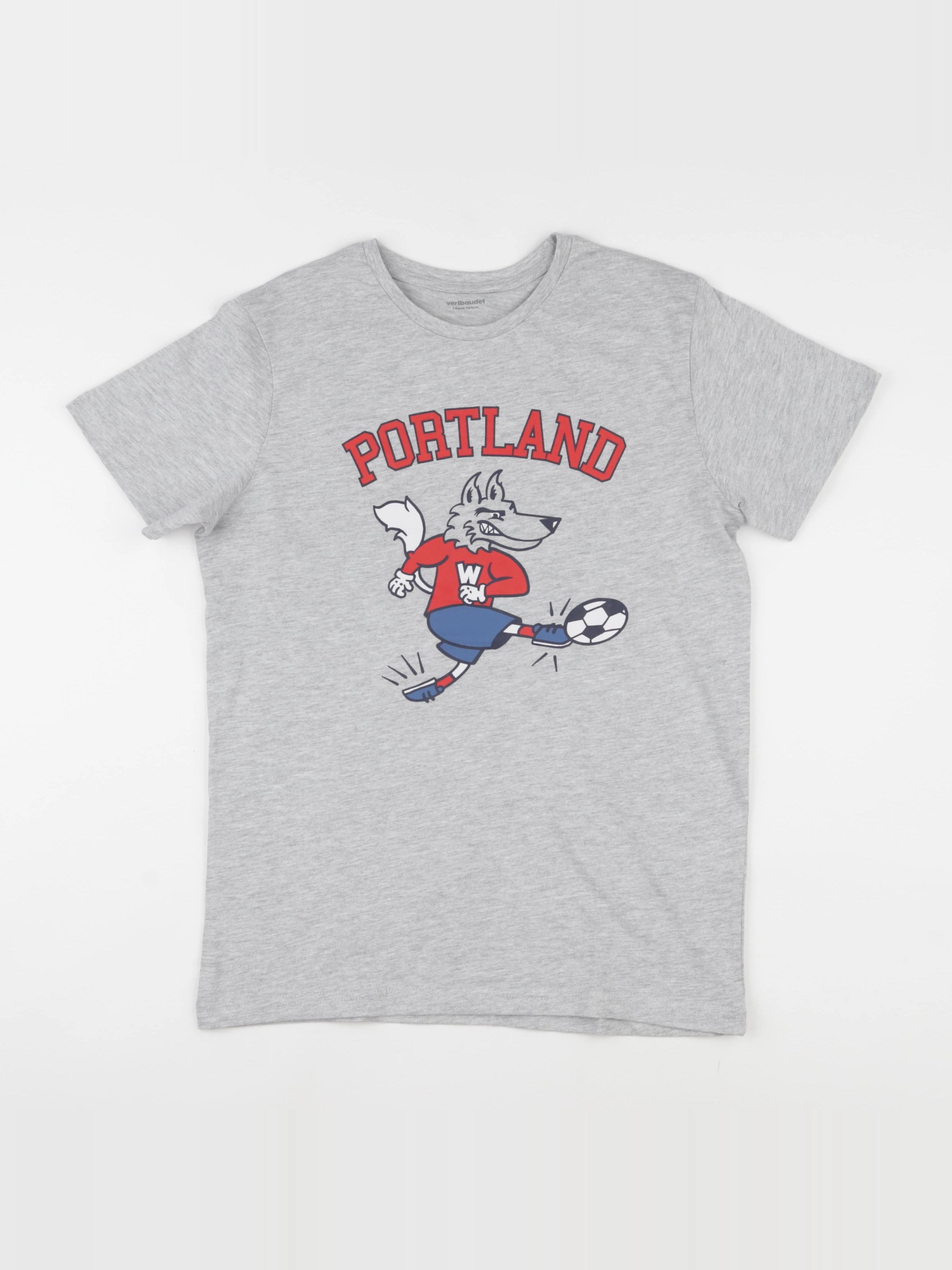 Vertbaudet - tee-shirt gris - 14 ans