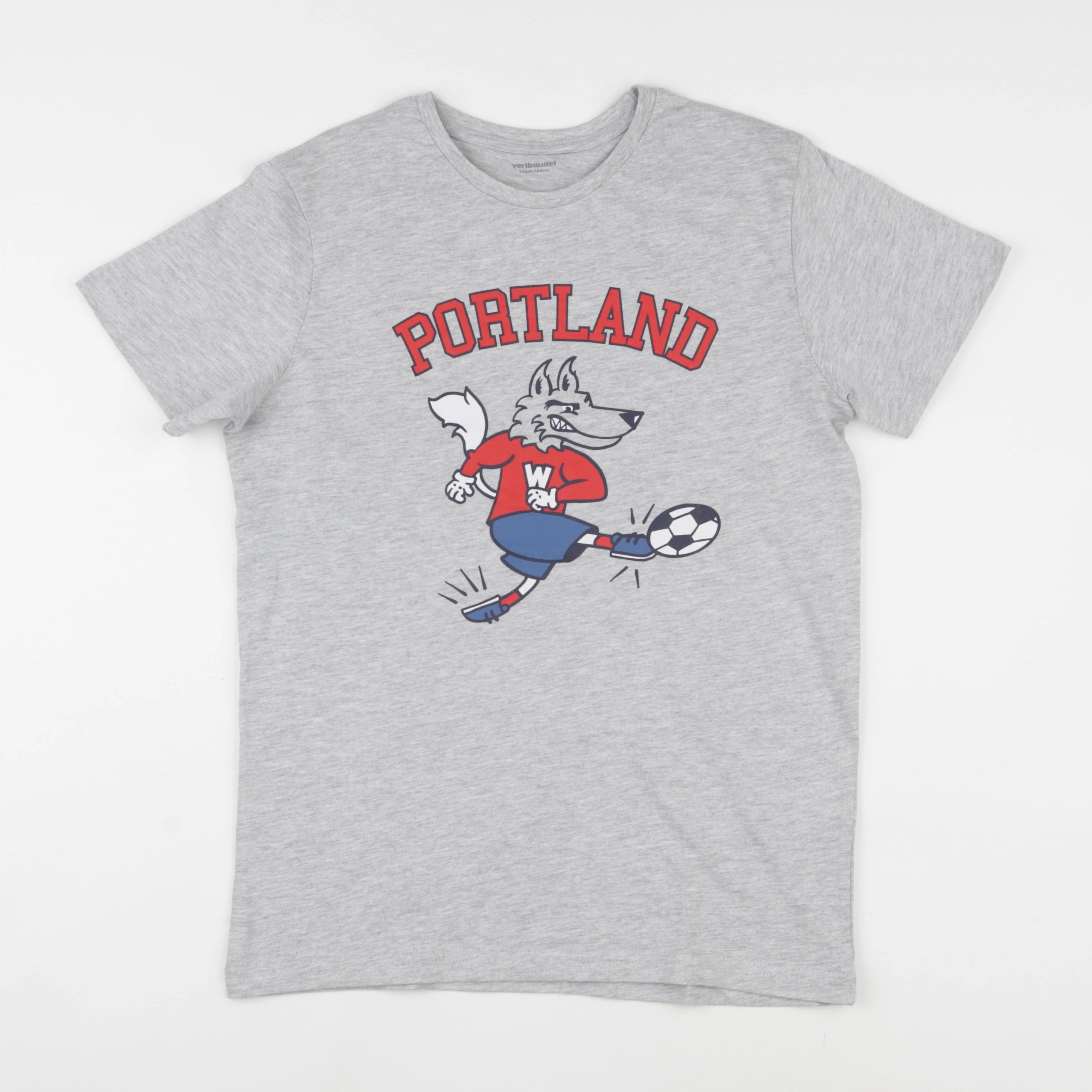Vertbaudet - tee-shirt gris - 14 ans