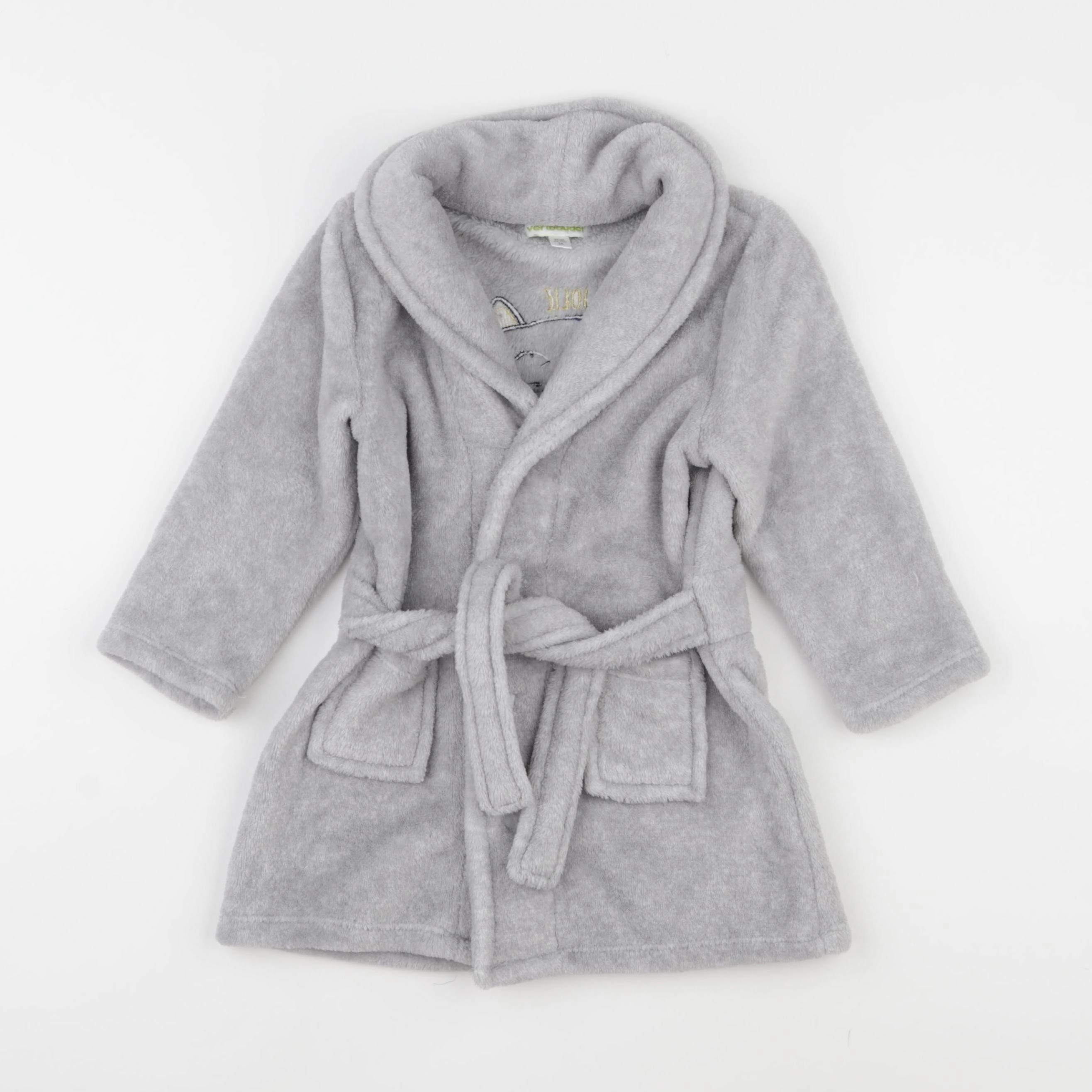 Vertbaudet - peignoir gris - 3 ans