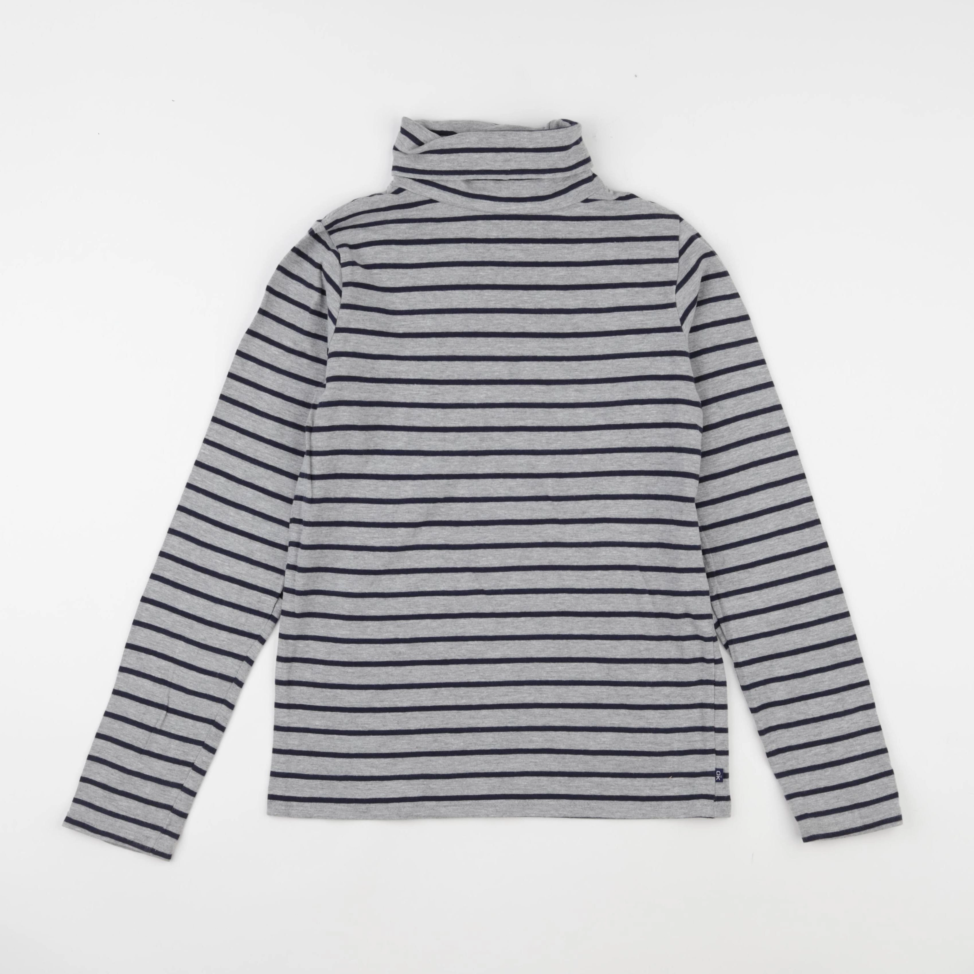Okaidi - sous-pull gris, bleu - 12 ans