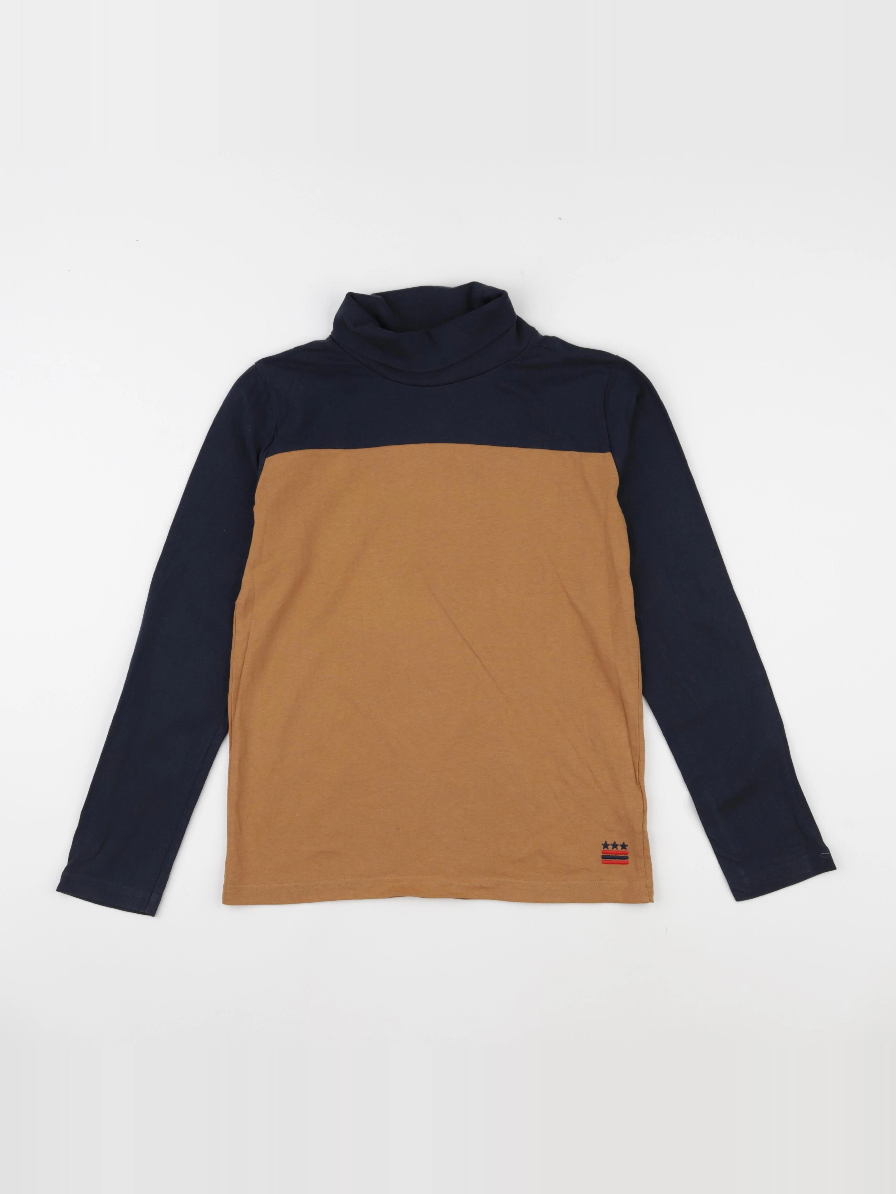 Tape à l'oeil - sous-pull bleu, marron - 12 ans