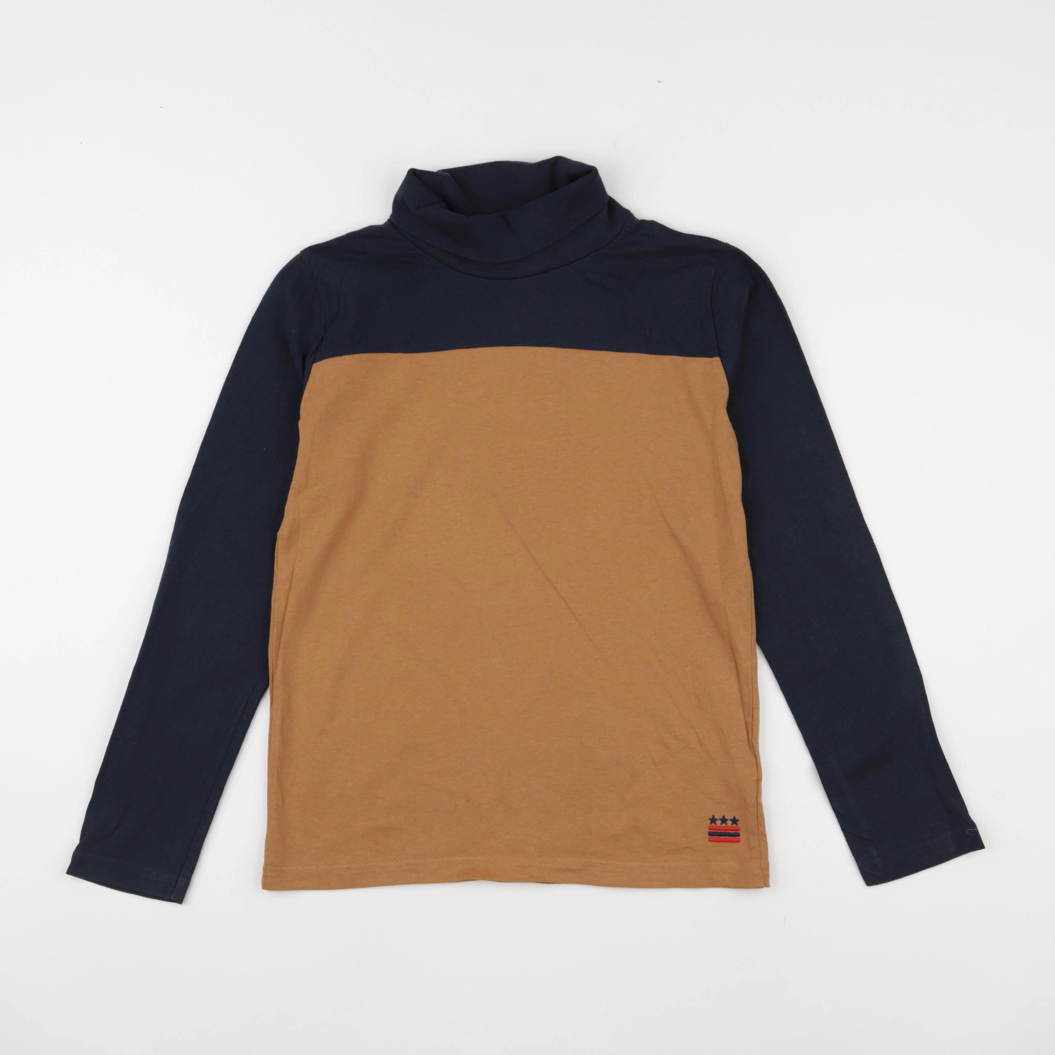 Tape à l'oeil - sous-pull bleu, marron - 12 ans