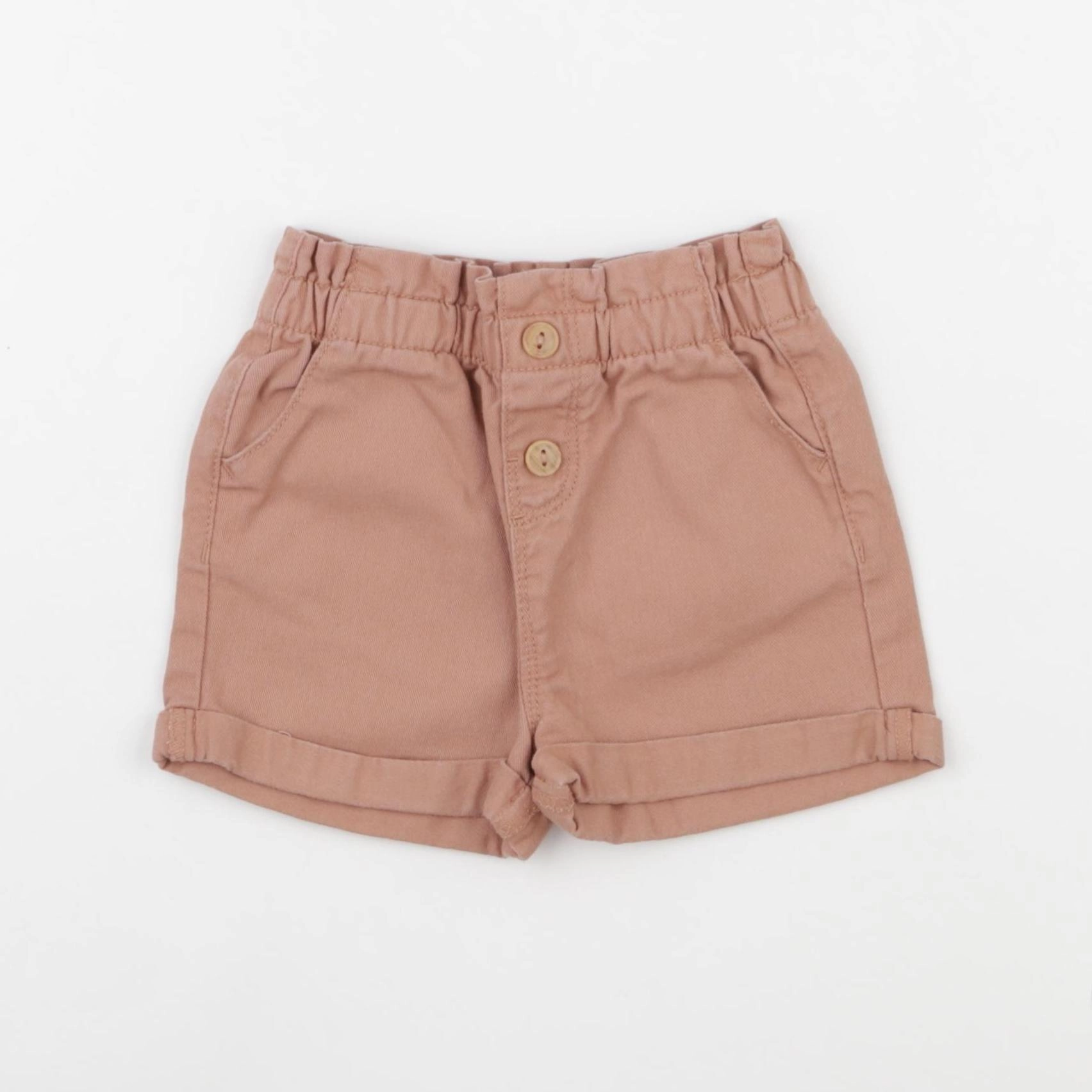 Vertbaudet - short rose - 24 mois