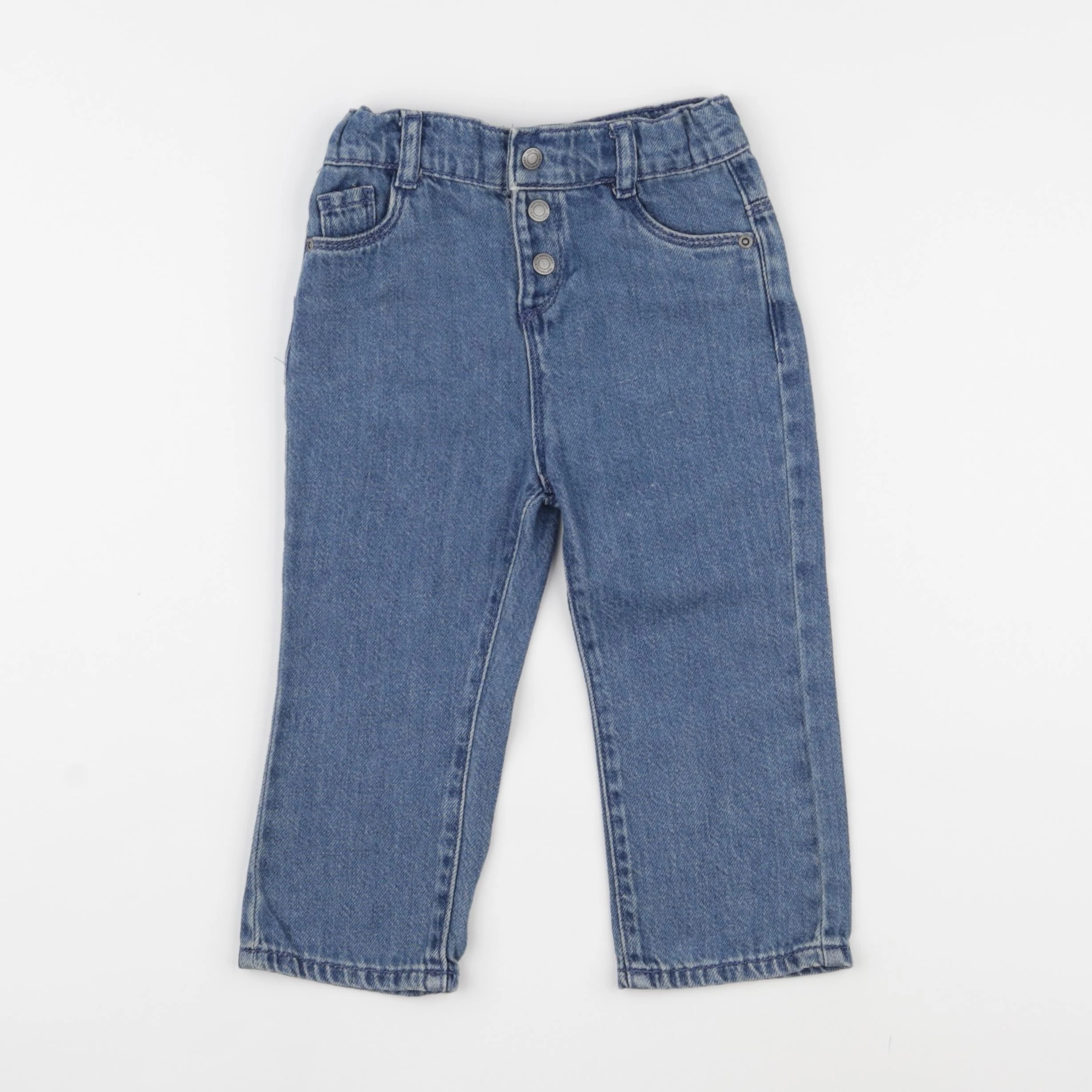Vertbaudet - pantalon bleu - 24 mois