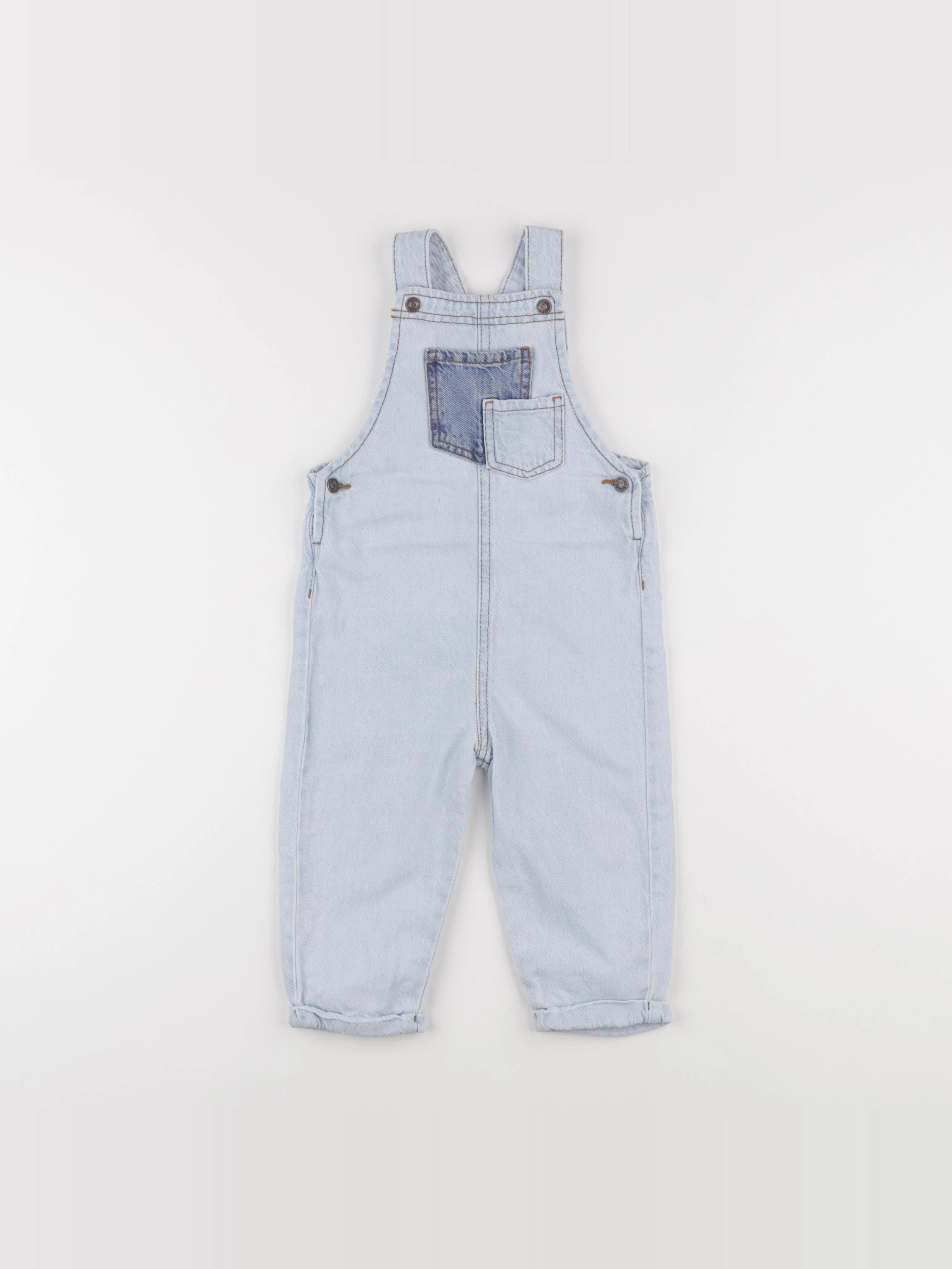 Vertbaudet - salopette bleu - 2 ans