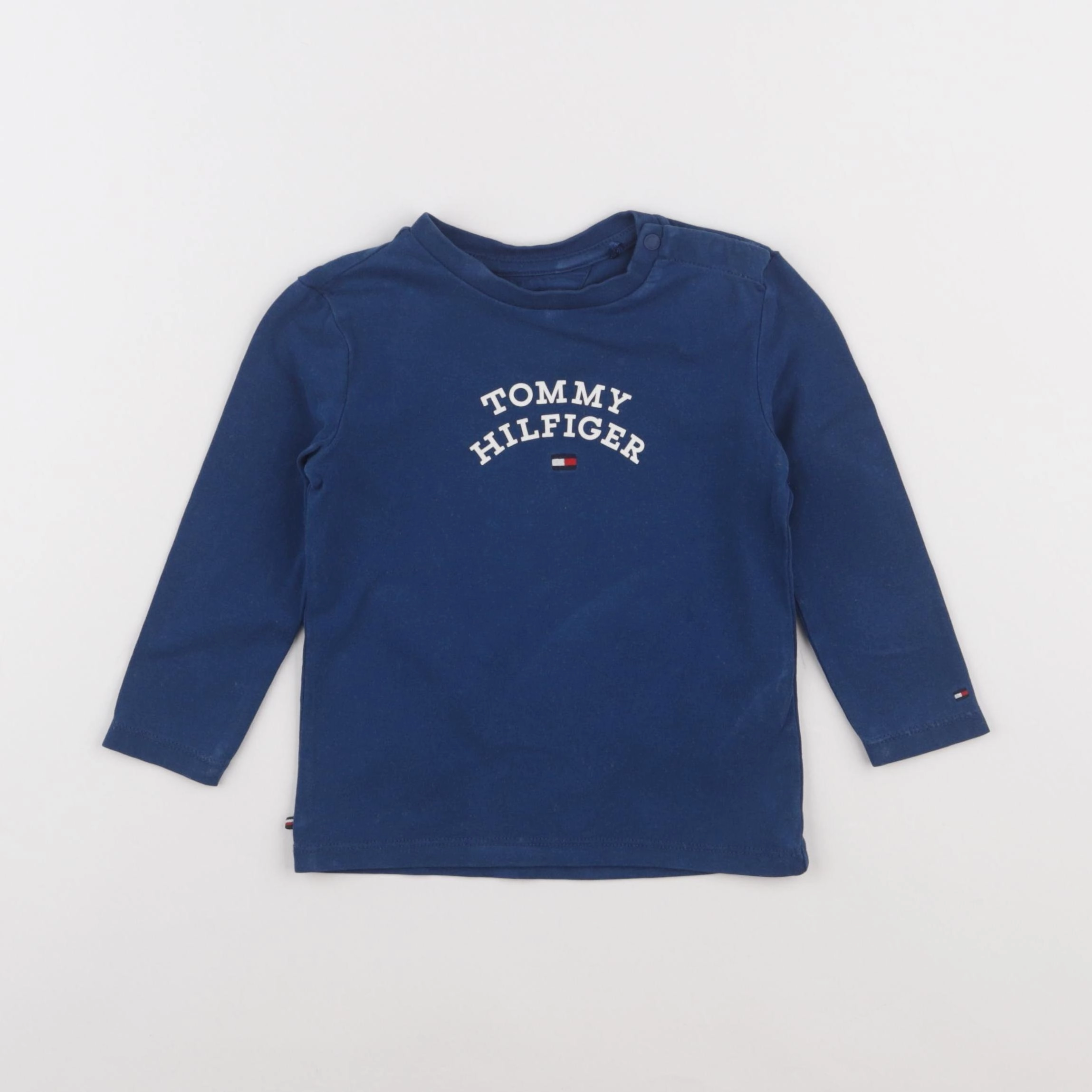 Tommy Hilfiger - tee-shirt bleu - 12/18 mois