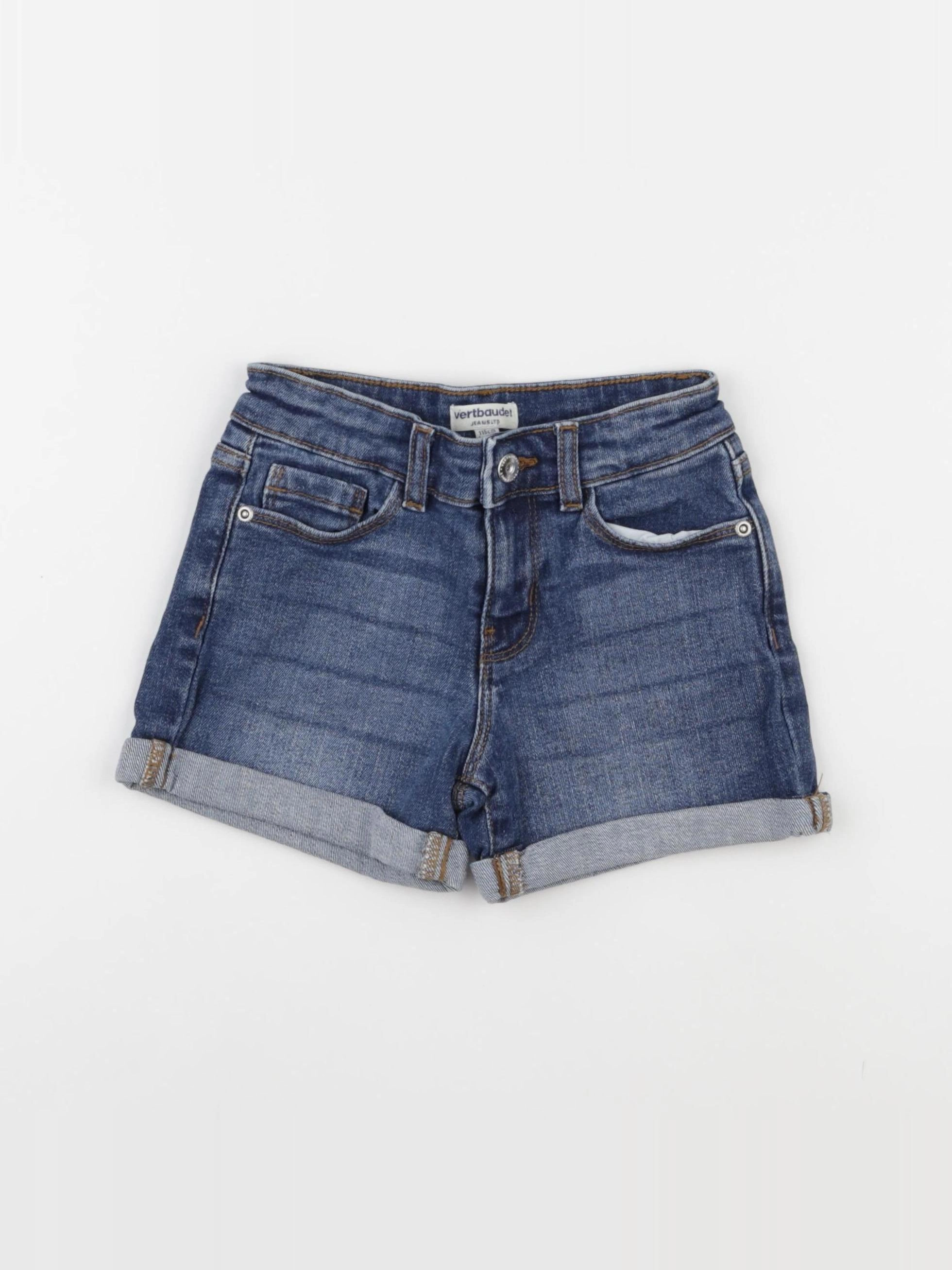 Vertbaudet - short bleu - 6 ans