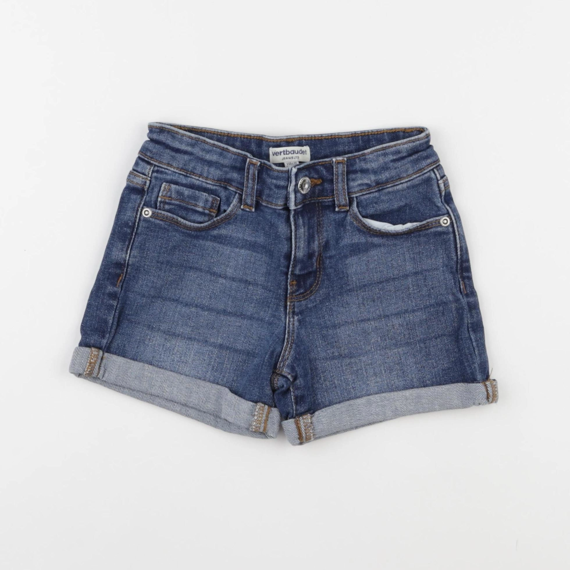 Vertbaudet - short bleu - 6 ans