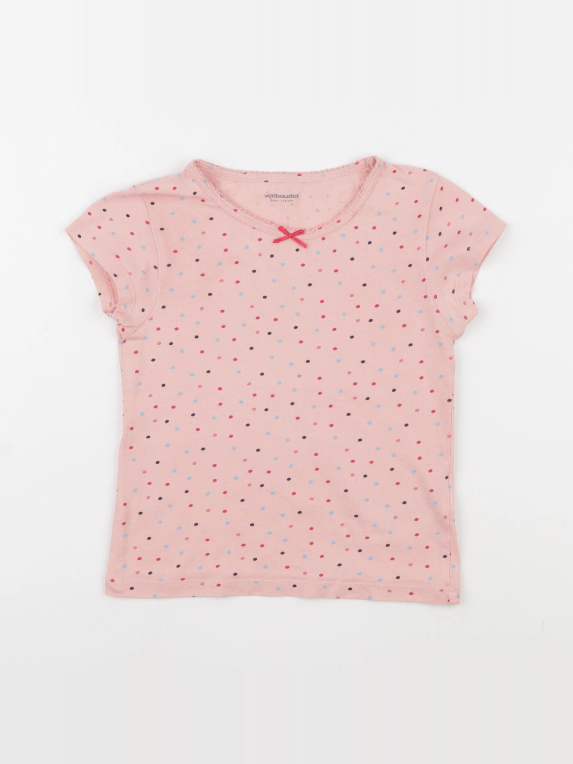 Vertbaudet - maillot de corps rose - 6 ans