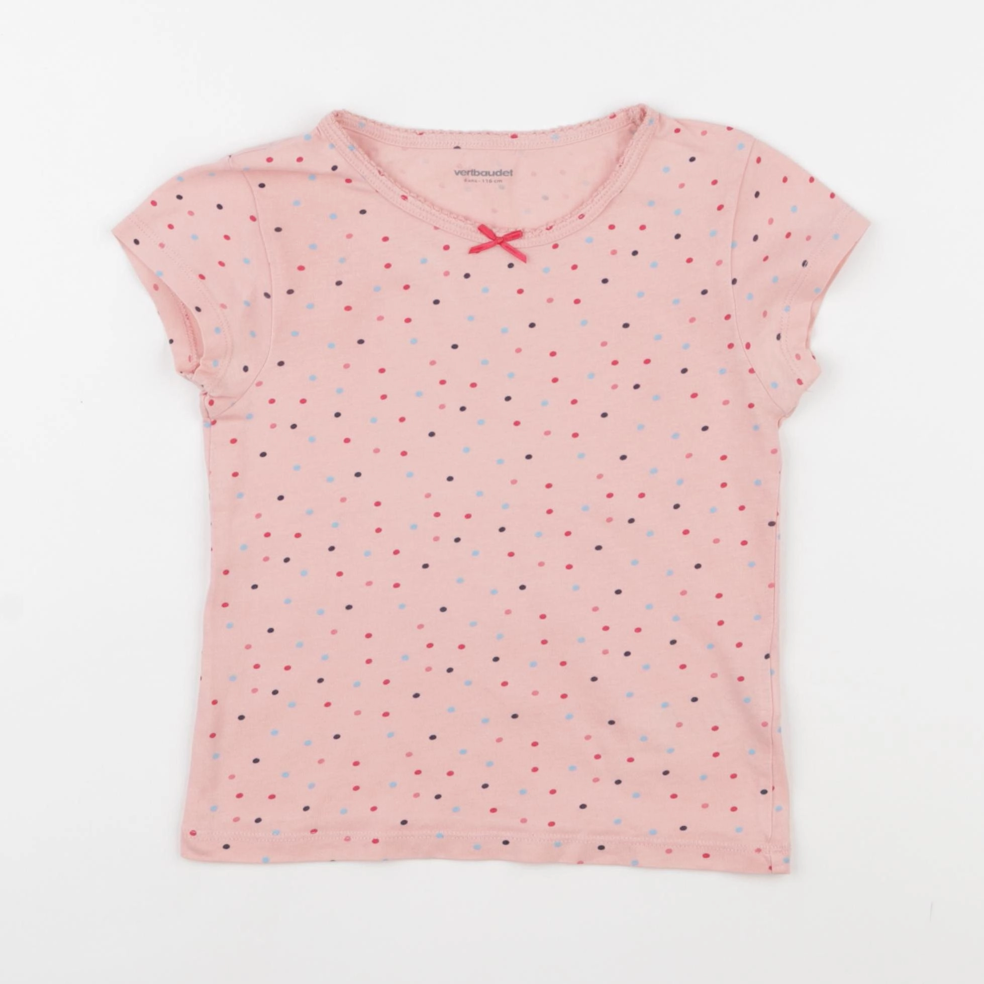 Vertbaudet - maillot de corps rose - 6 ans