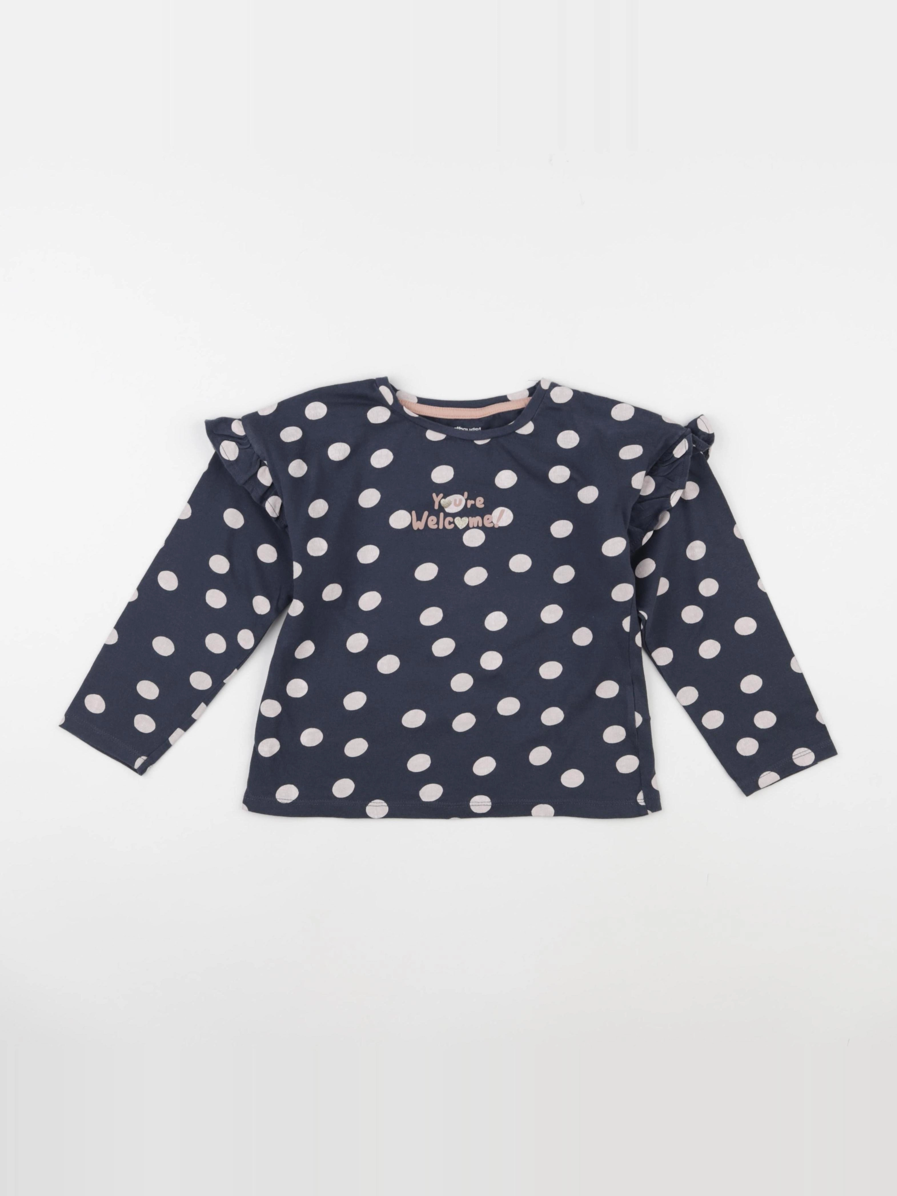 Vertbaudet - tee-shirt bleu - 6 ans