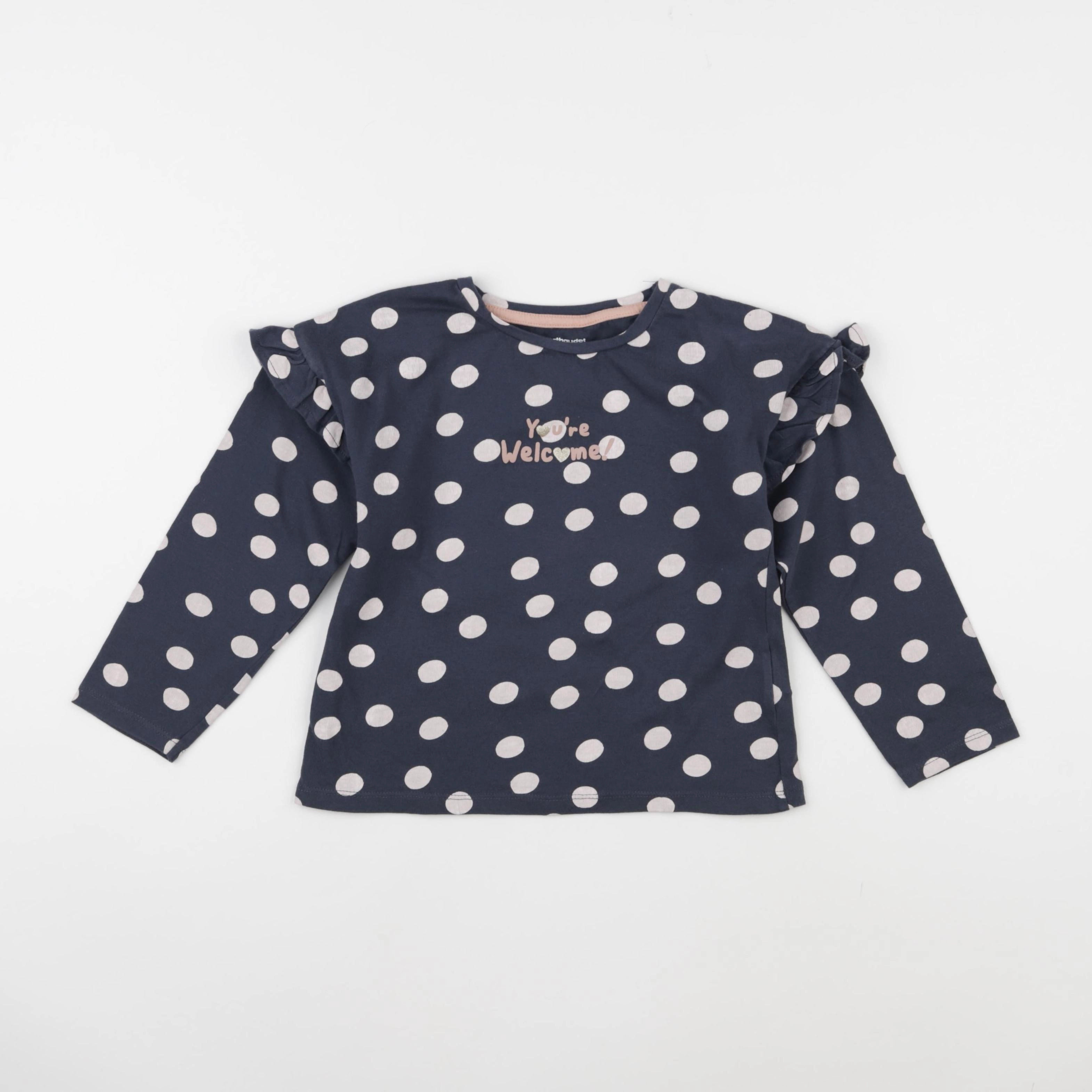 Vertbaudet - tee-shirt bleu - 6 ans