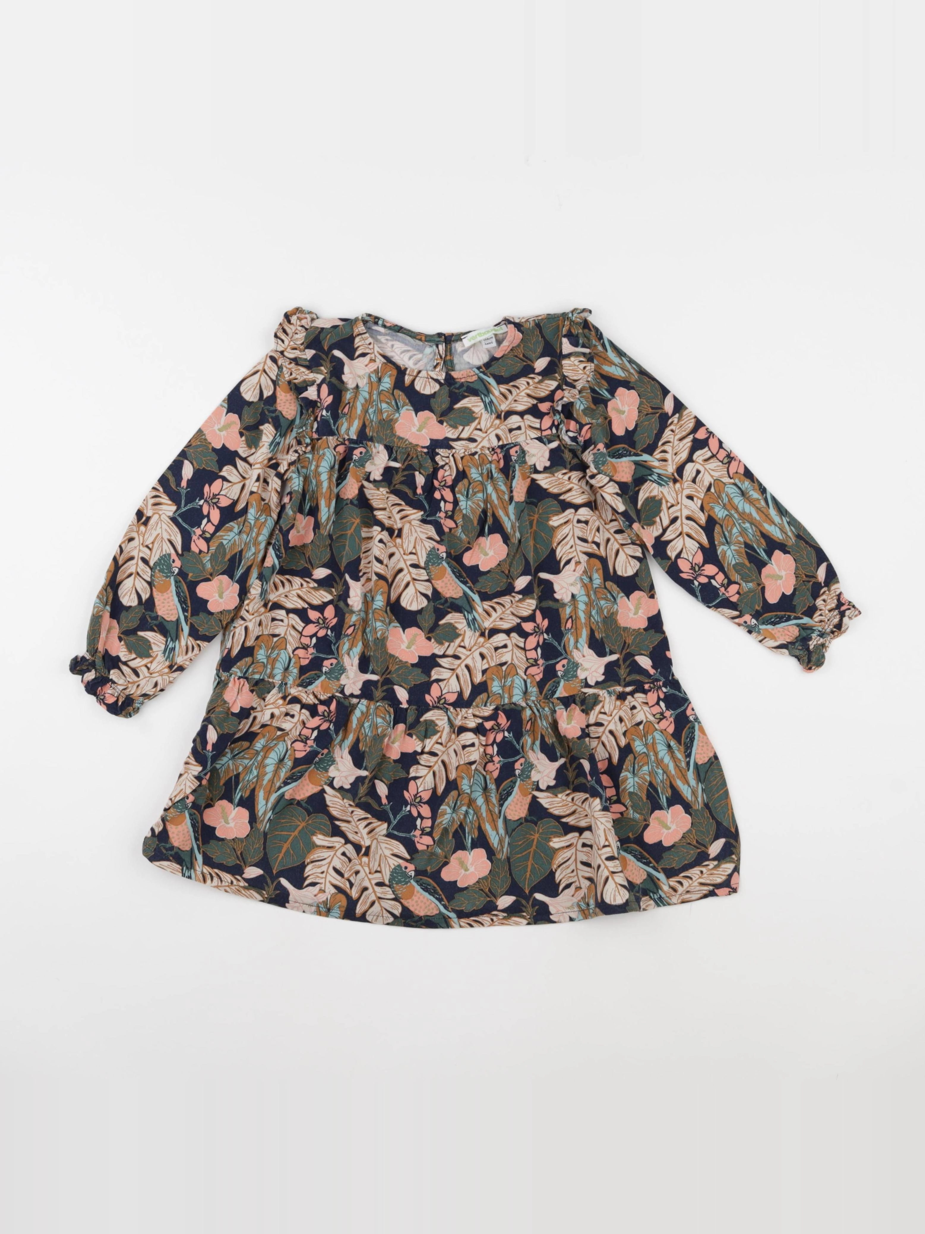 Vertbaudet - robe multicolore - 5 ans