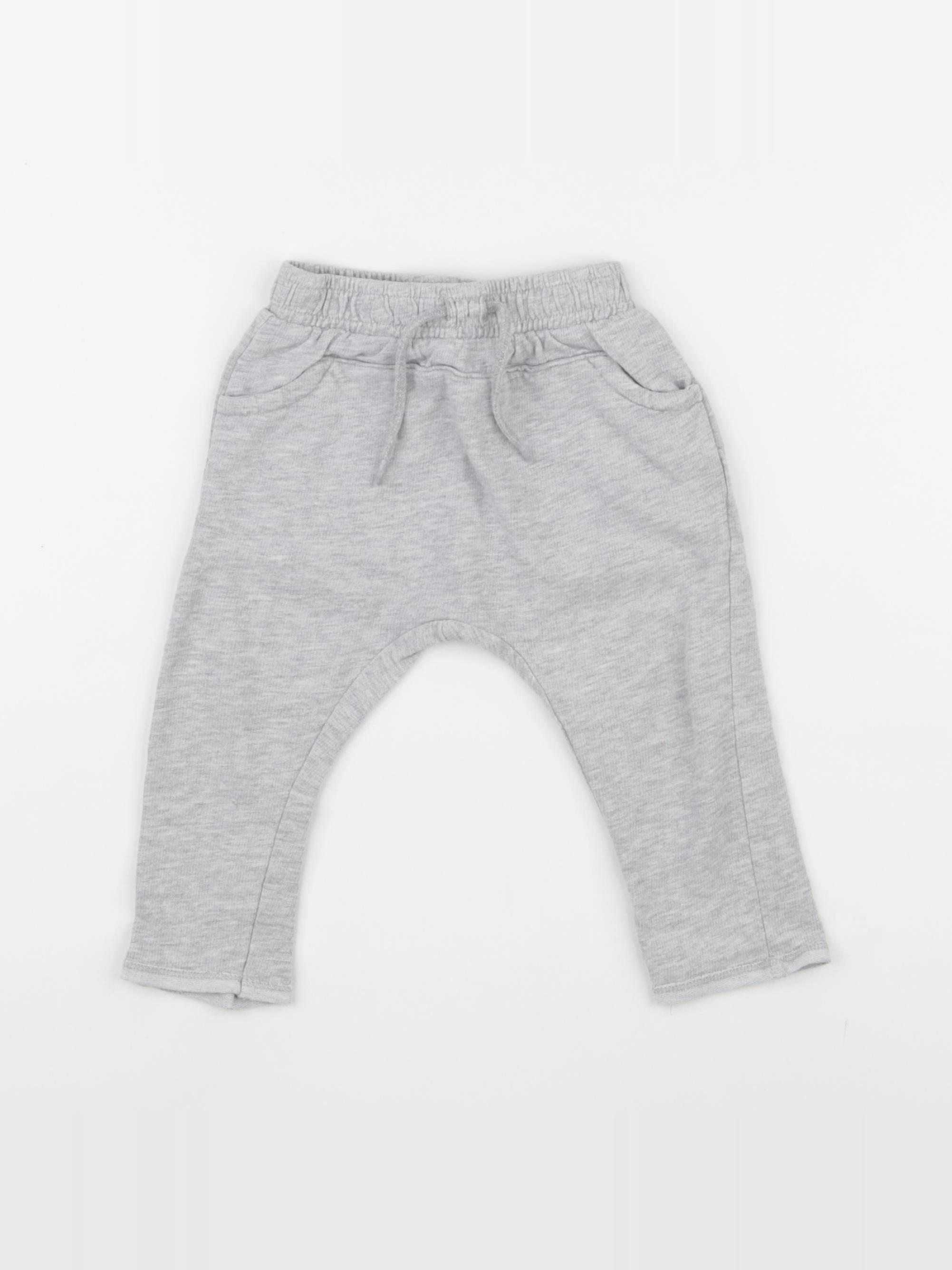 Vertbaudet - pantalon gris - 12 mois