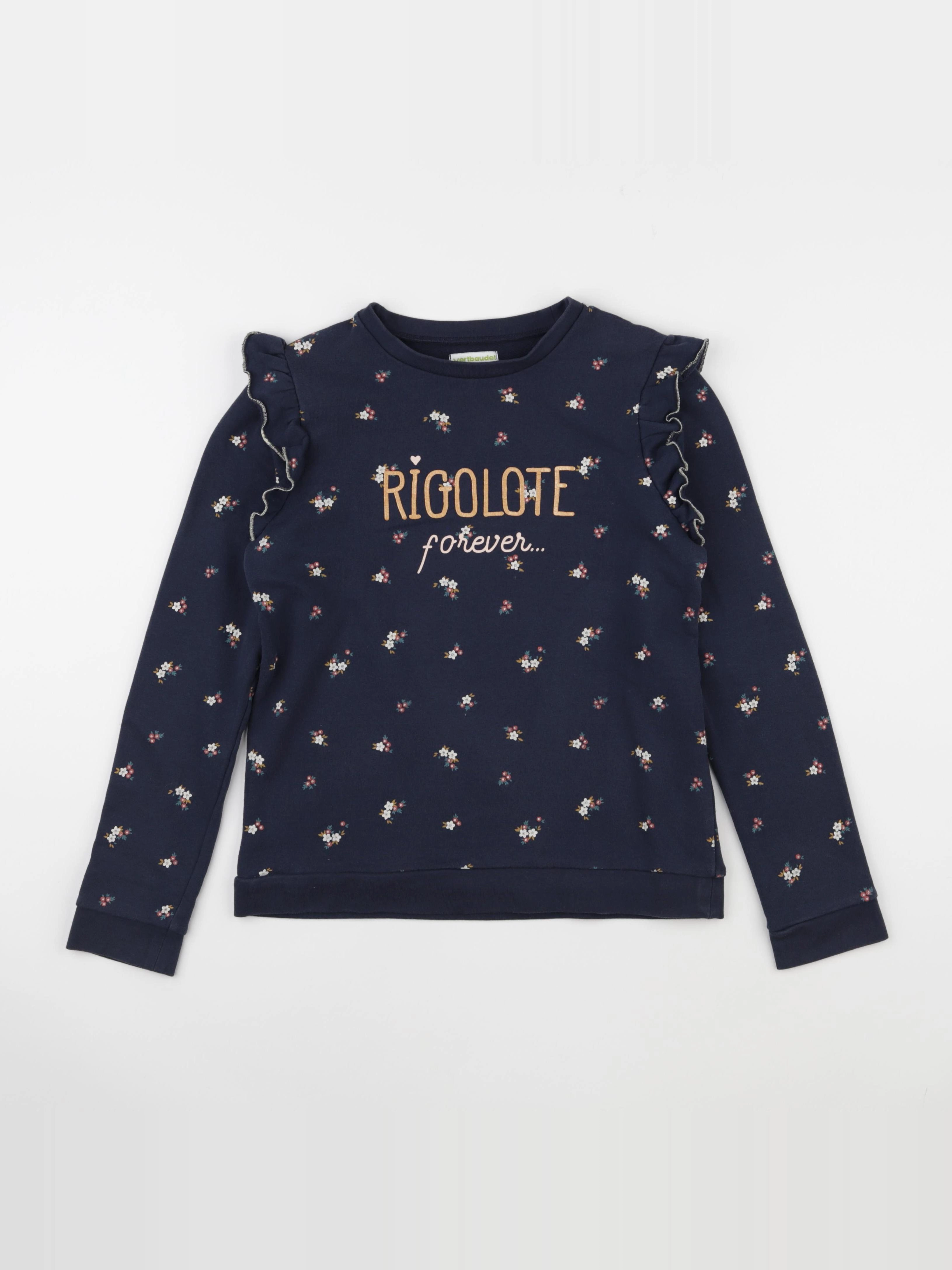 Vertbaudet - sweat bleu - 12 ans