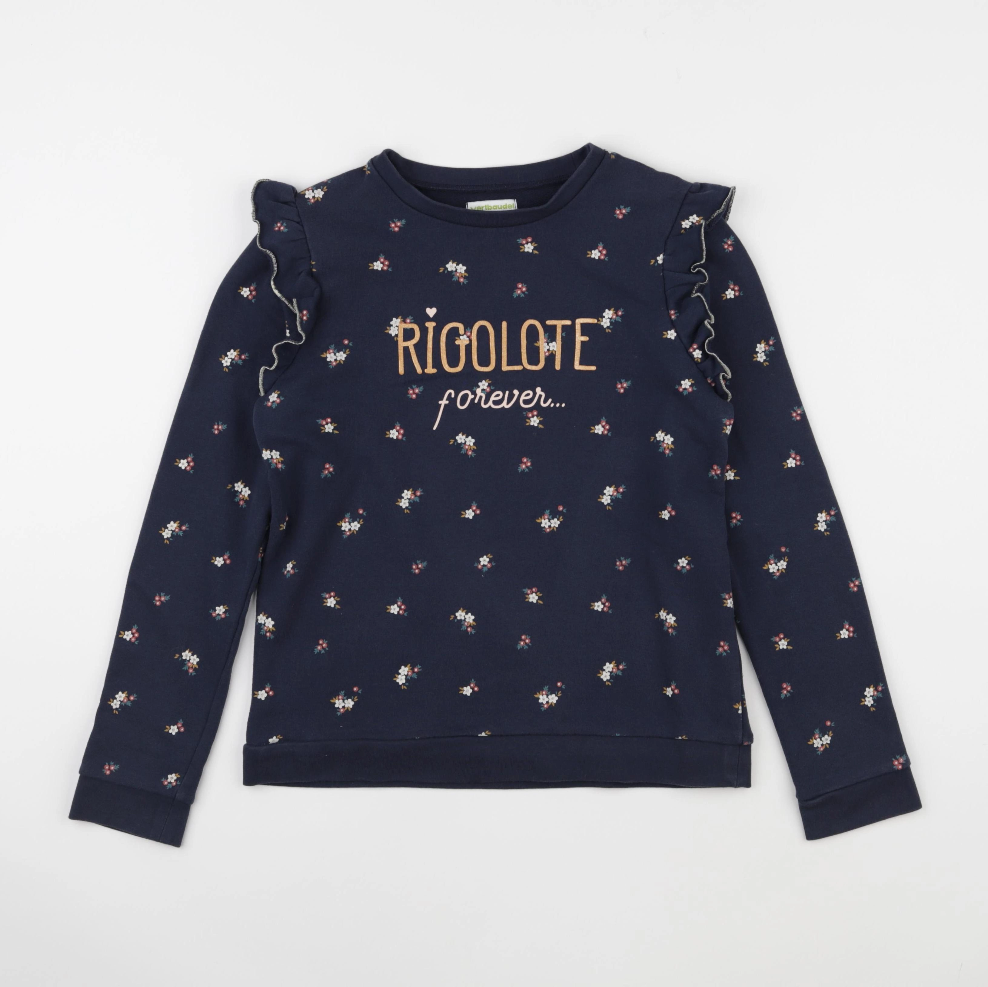 Vertbaudet - sweat bleu - 12 ans