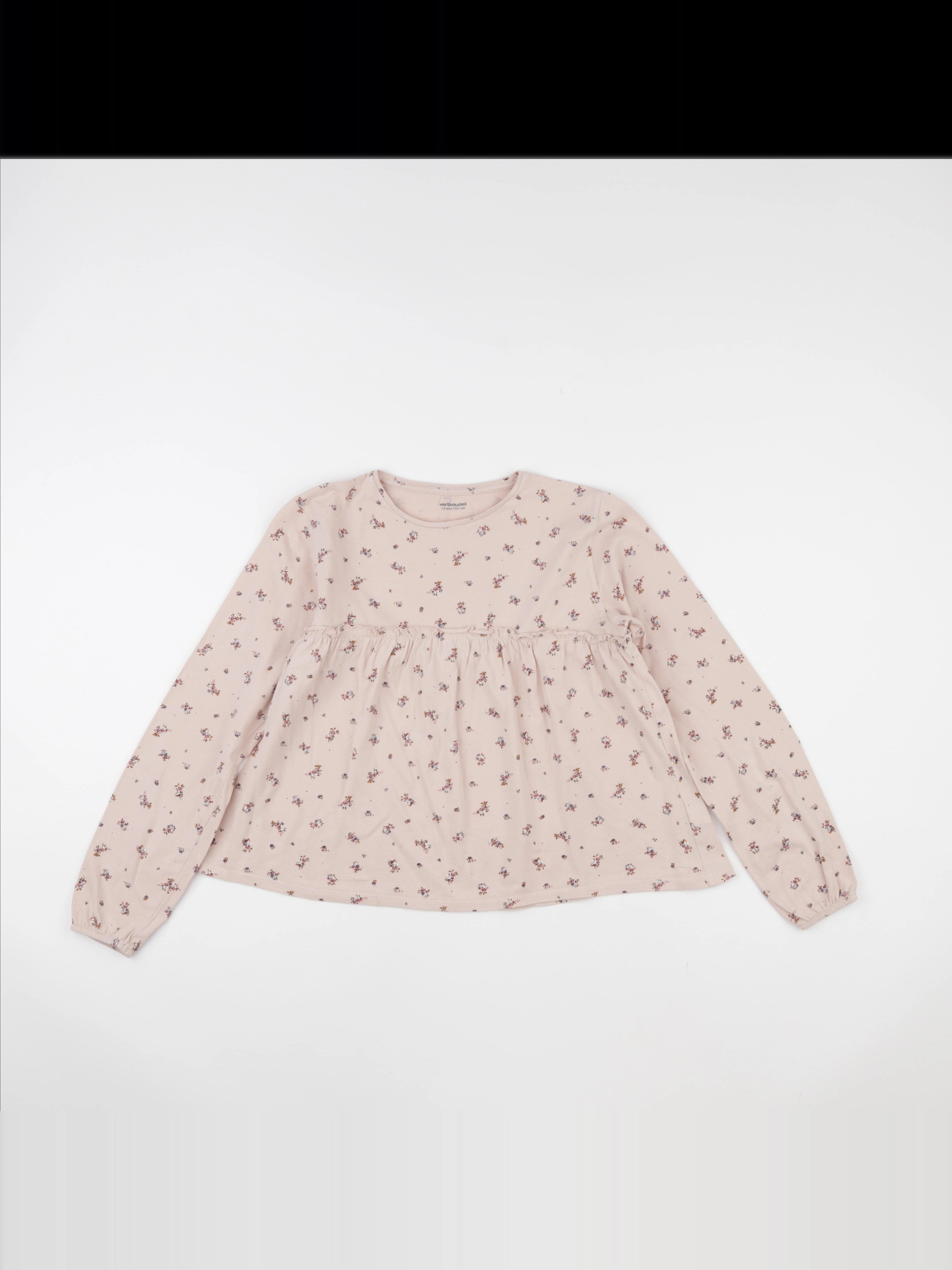 Vertbaudet - tee-shirt rose - 12 ans