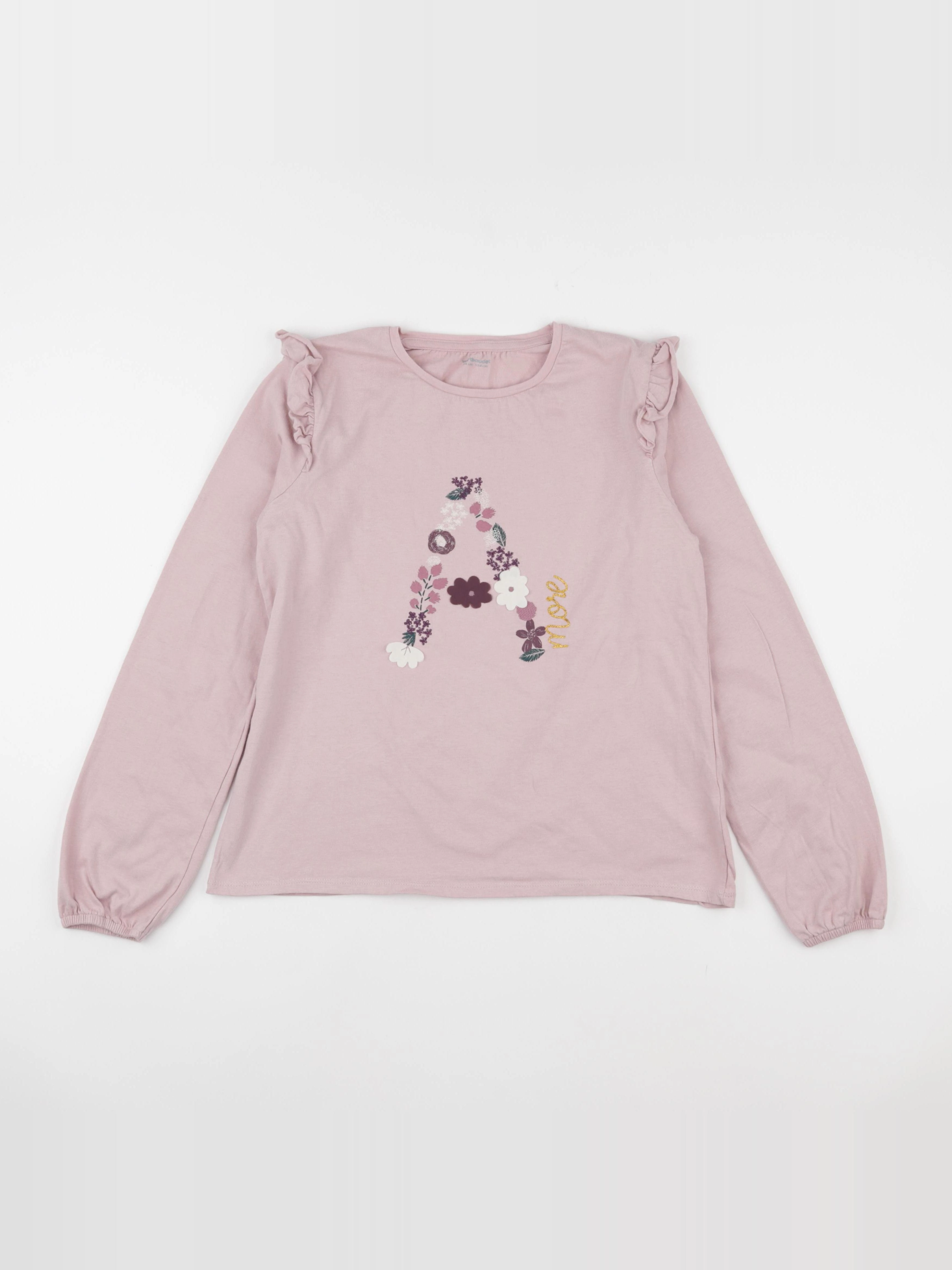 Vertbaudet - tee-shirt rose - 14 ans