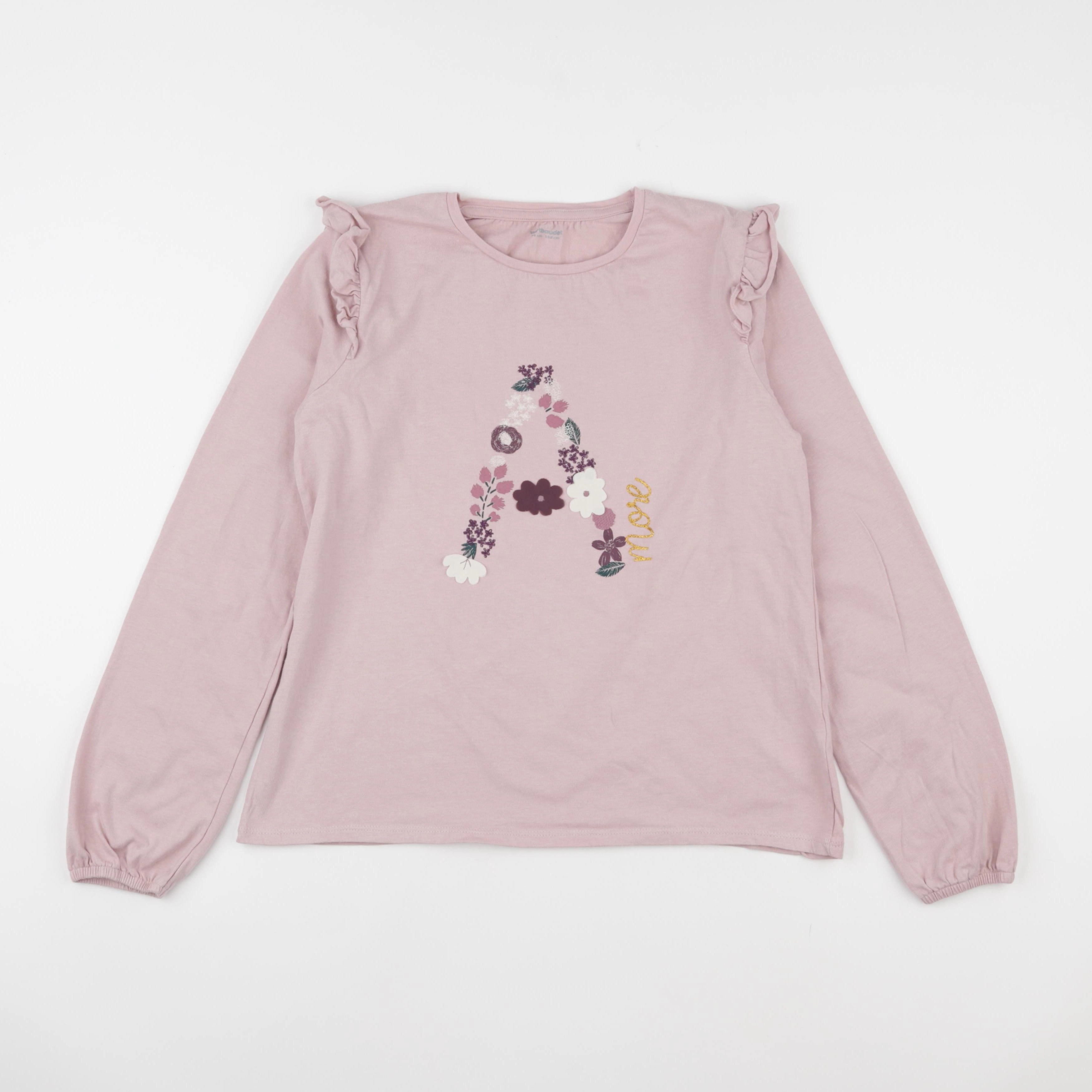 Vertbaudet - tee-shirt rose - 14 ans