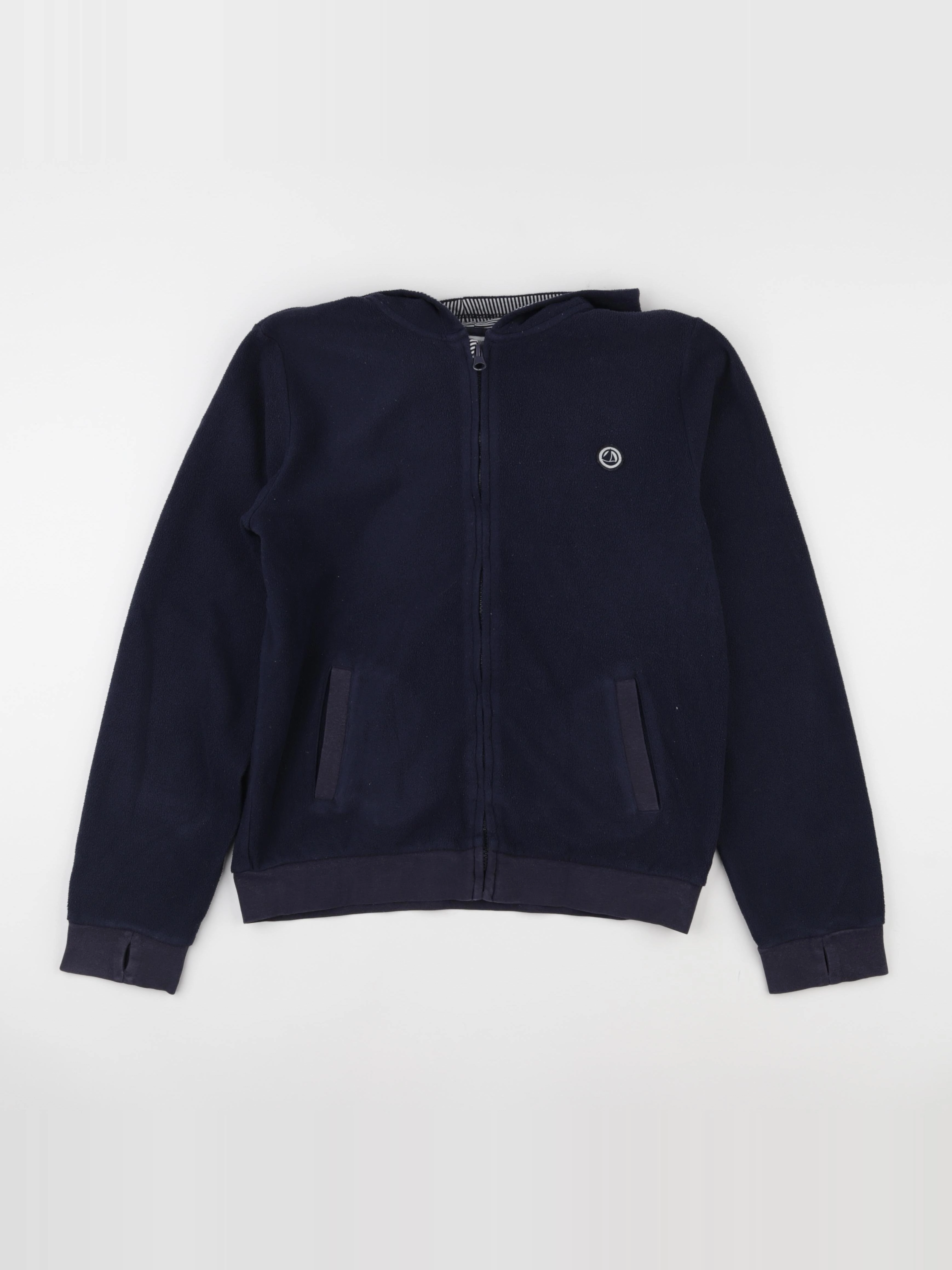 Petit Bateau - polaire bleu - 12 ans