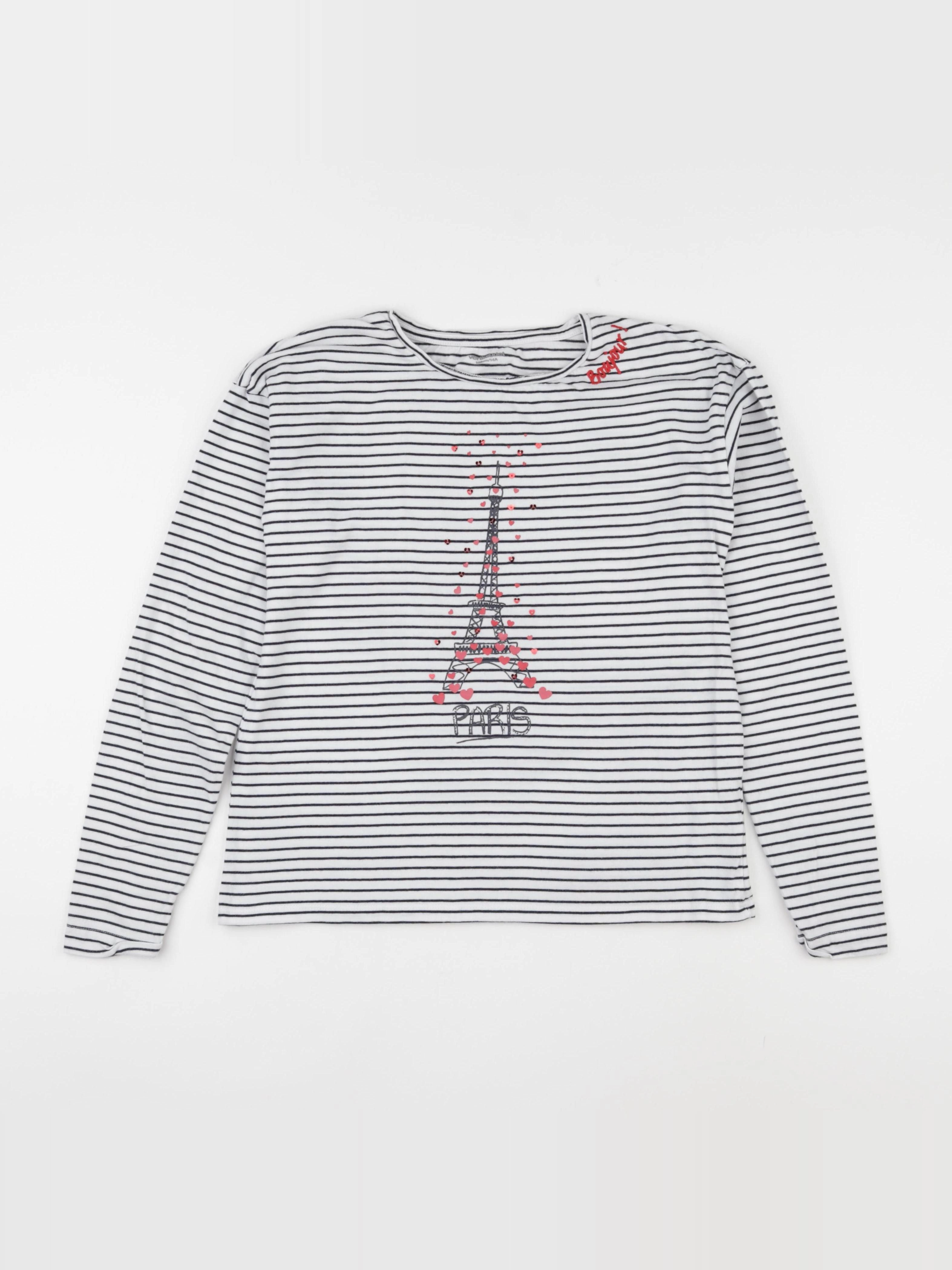 Vertbaudet - tee-shirt bleu - 14 ans