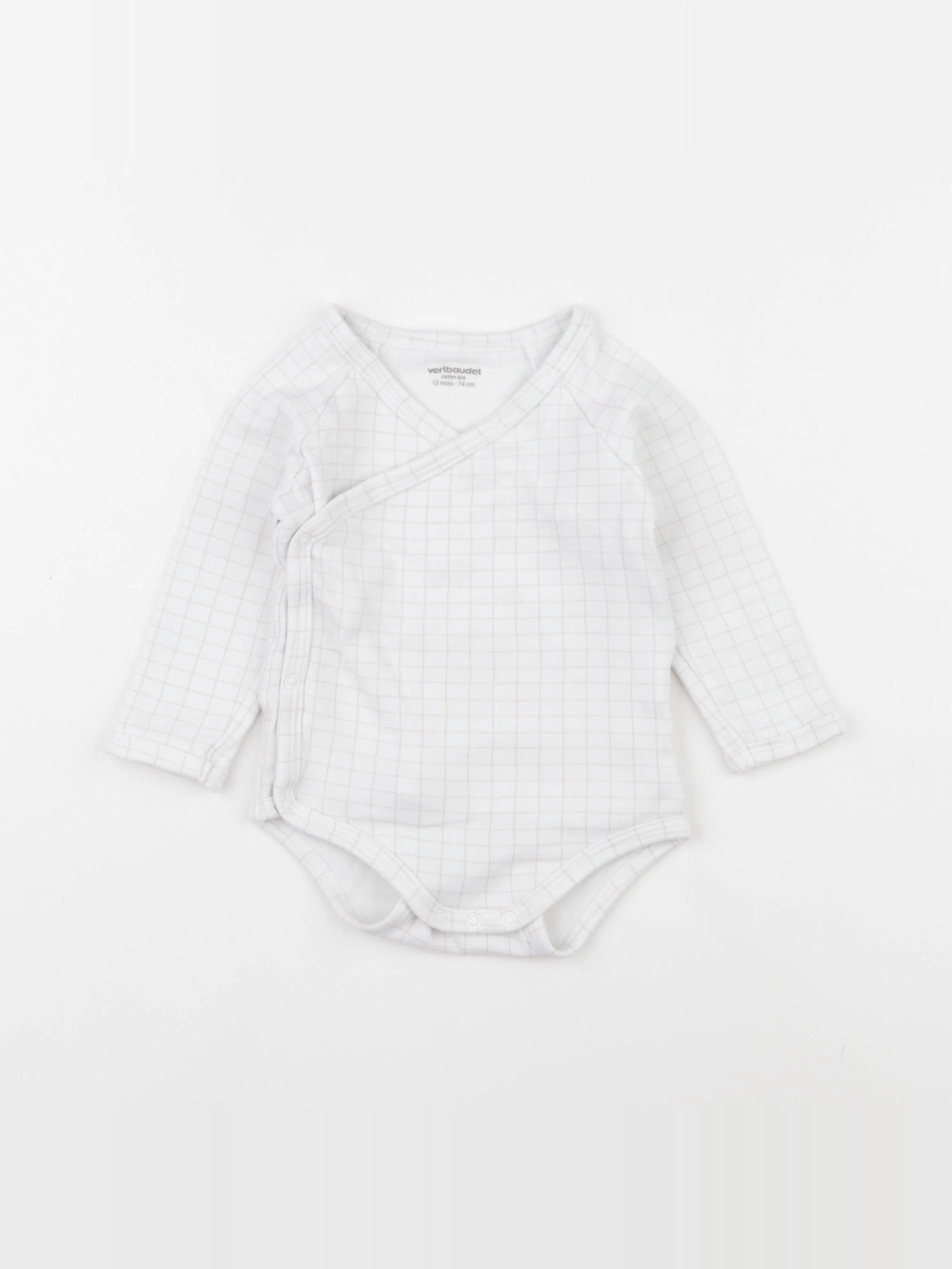 Vertbaudet - body rose - 12 mois