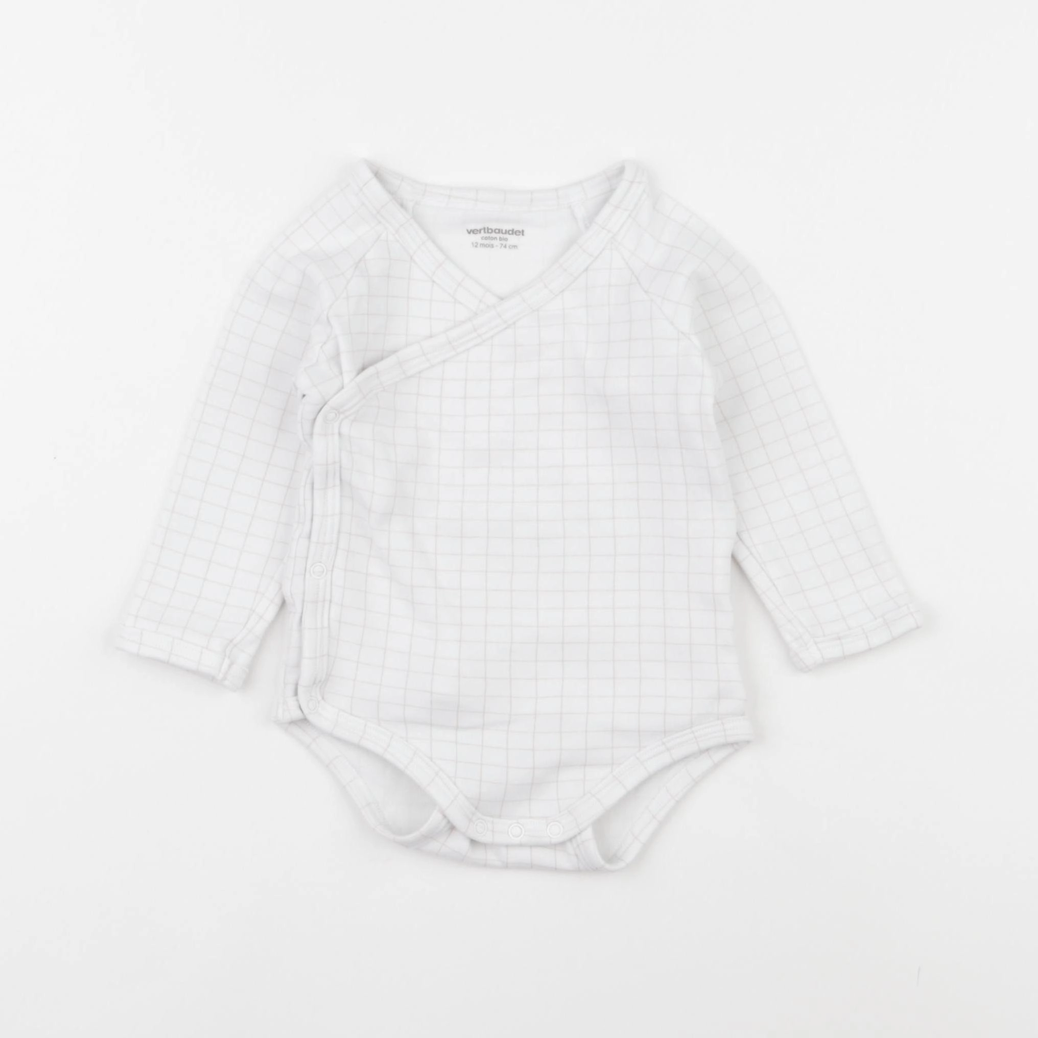 Vertbaudet - body rose - 12 mois