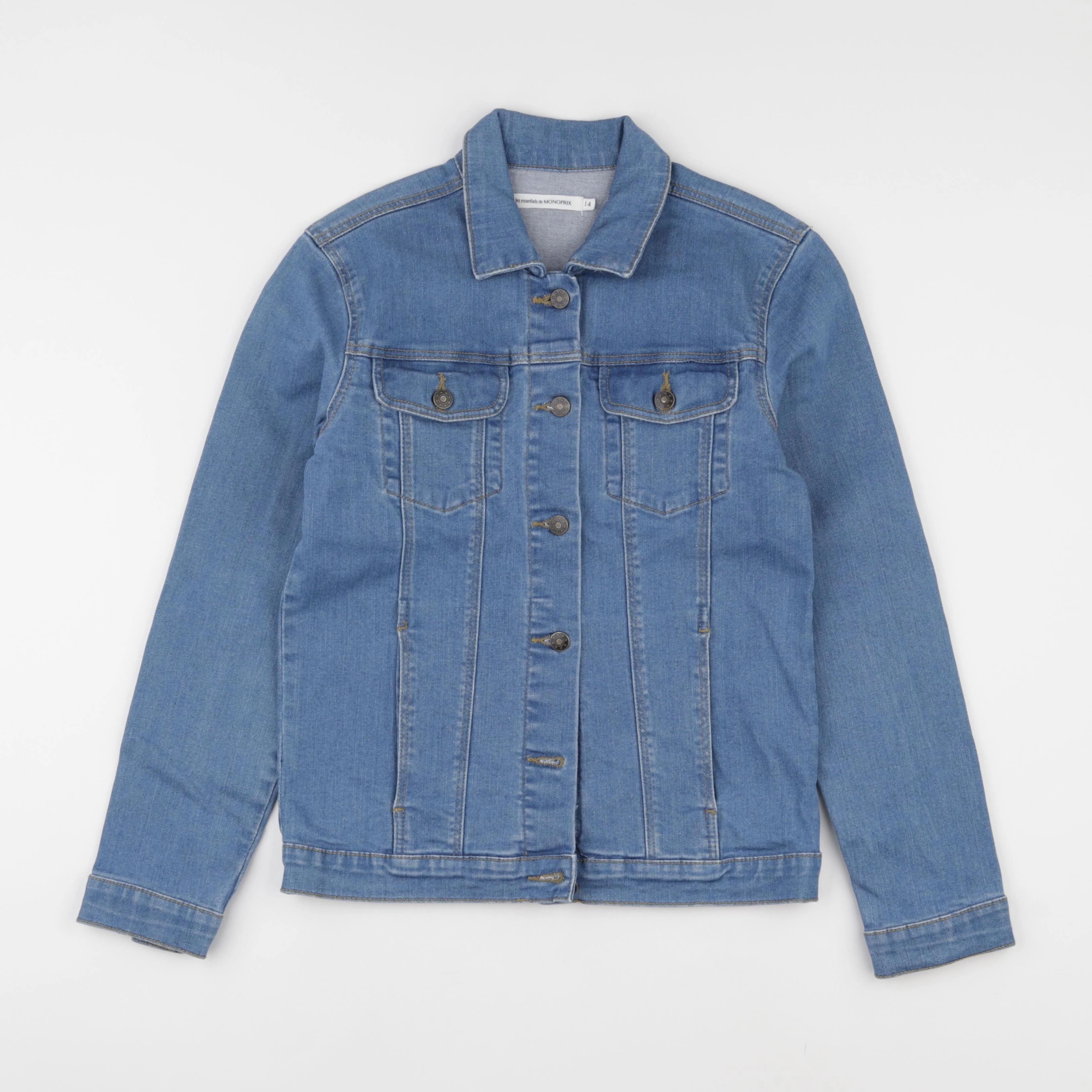 Monoprix - veste bleu - 14 ans