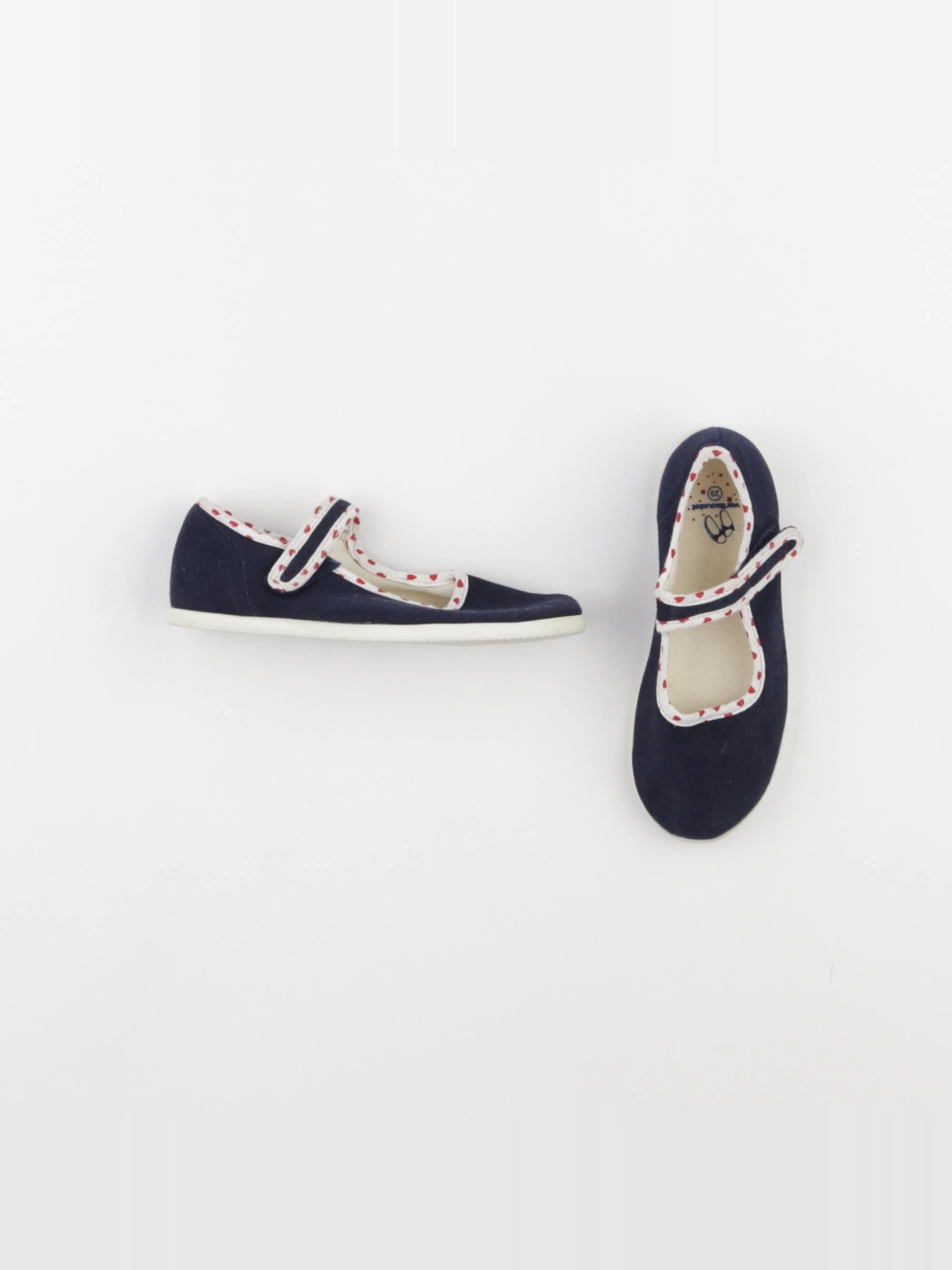 Vertbaudet - chaussons bleu - pointure 29