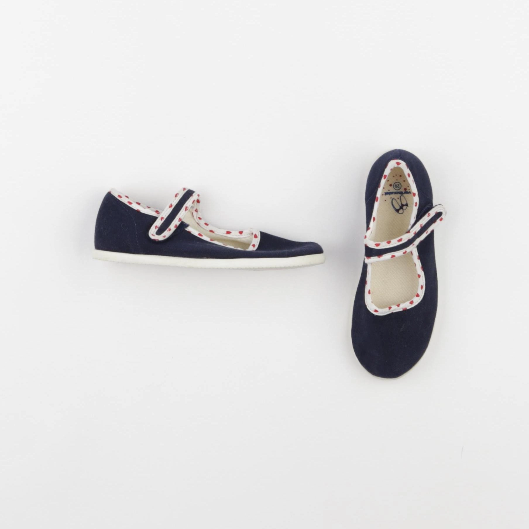 Vertbaudet - chaussons bleu - pointure 29