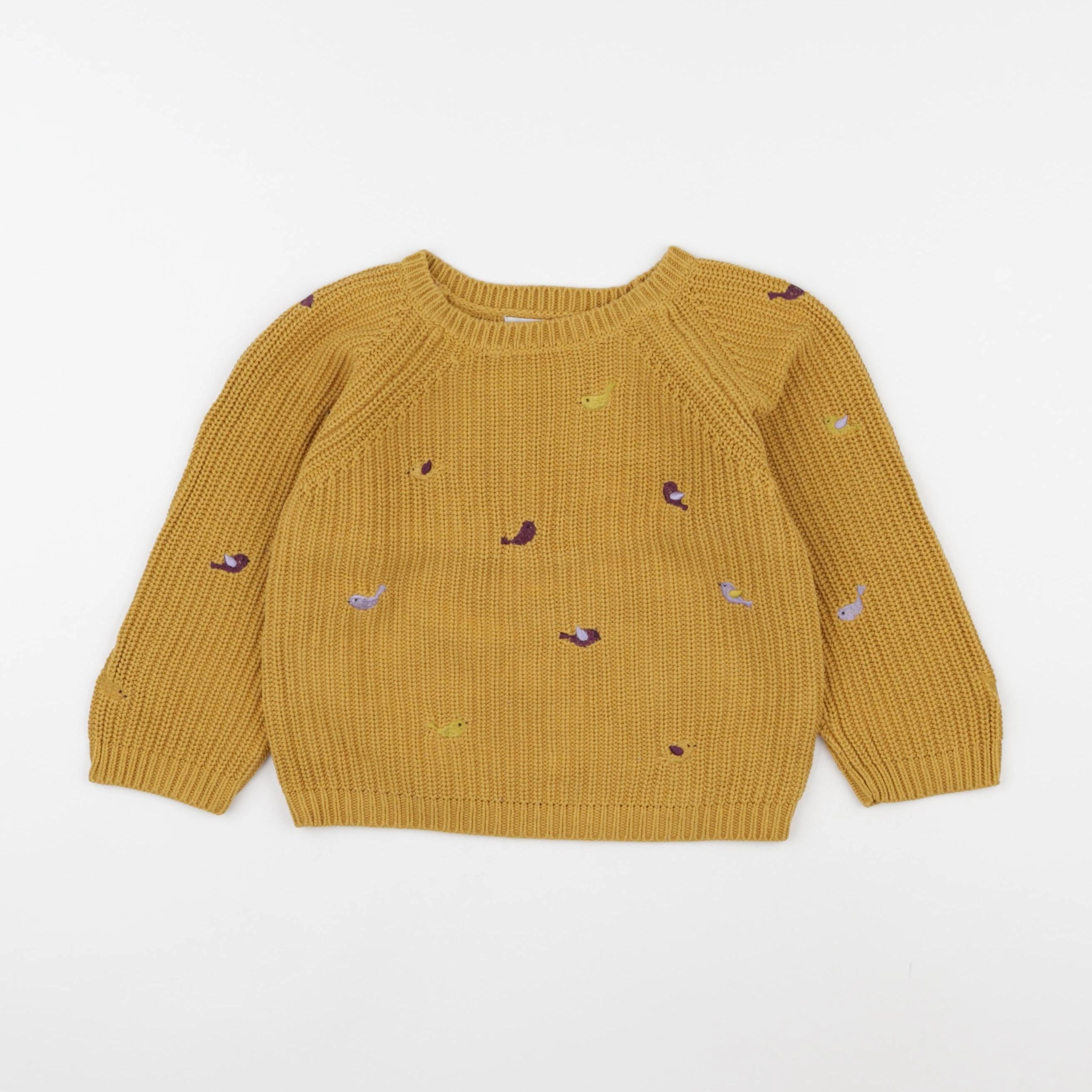 Monoprix - pull jaune - 4 ans