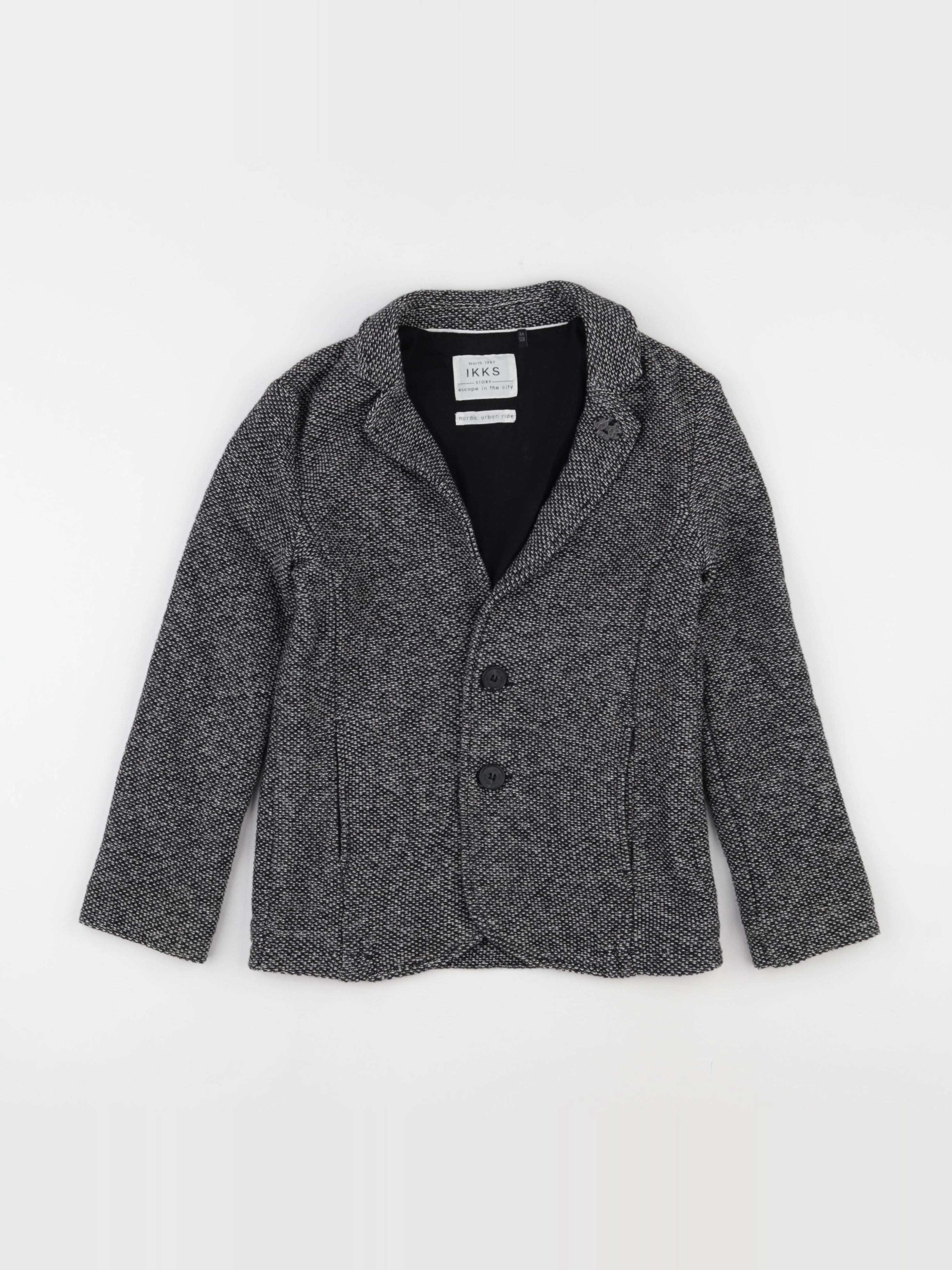 IKKS - veste gris - 8 ans