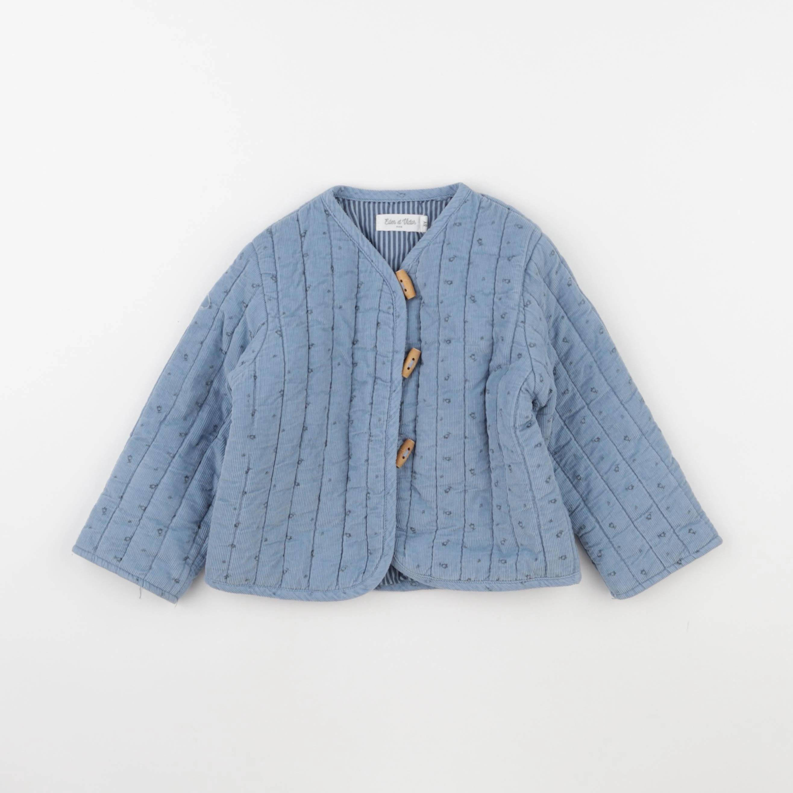 Eden & Victor - veste bleu - 3 ans