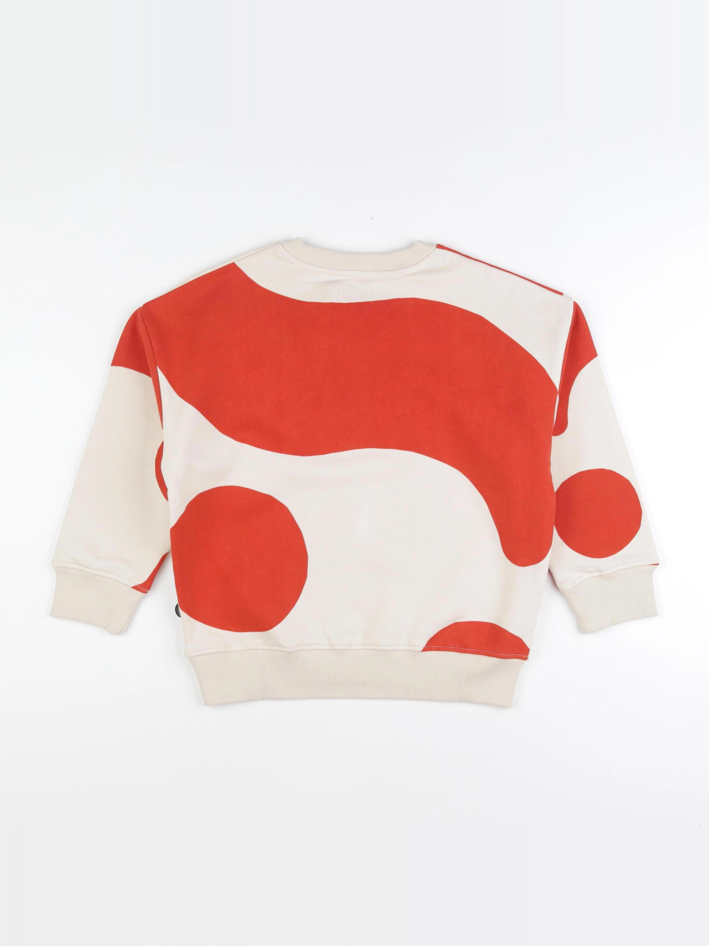 Thinking Mu  - Sweat KAI CONTRAST orange - 8 ans