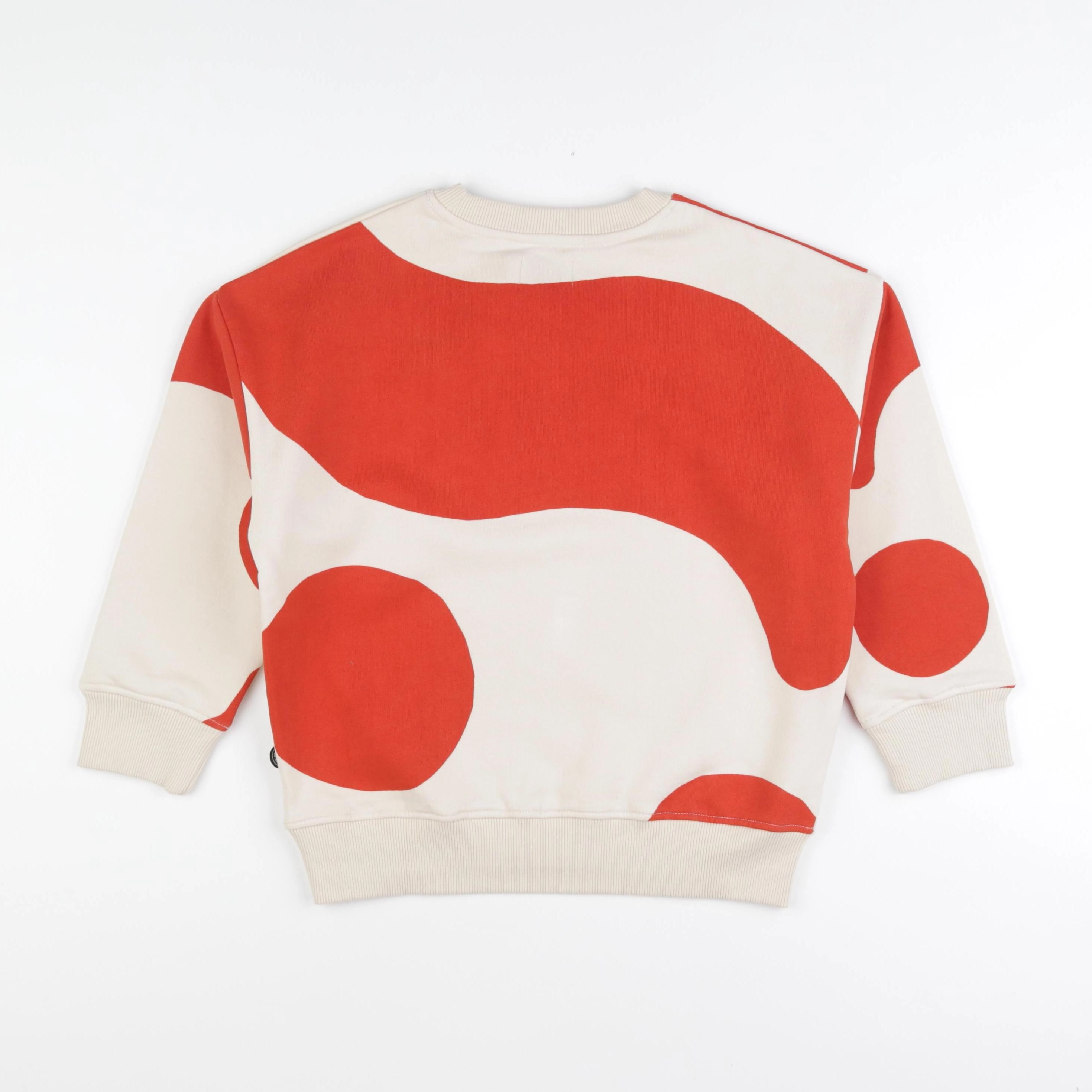Thinking Mu  - Sweat KAI CONTRAST orange - 8 ans