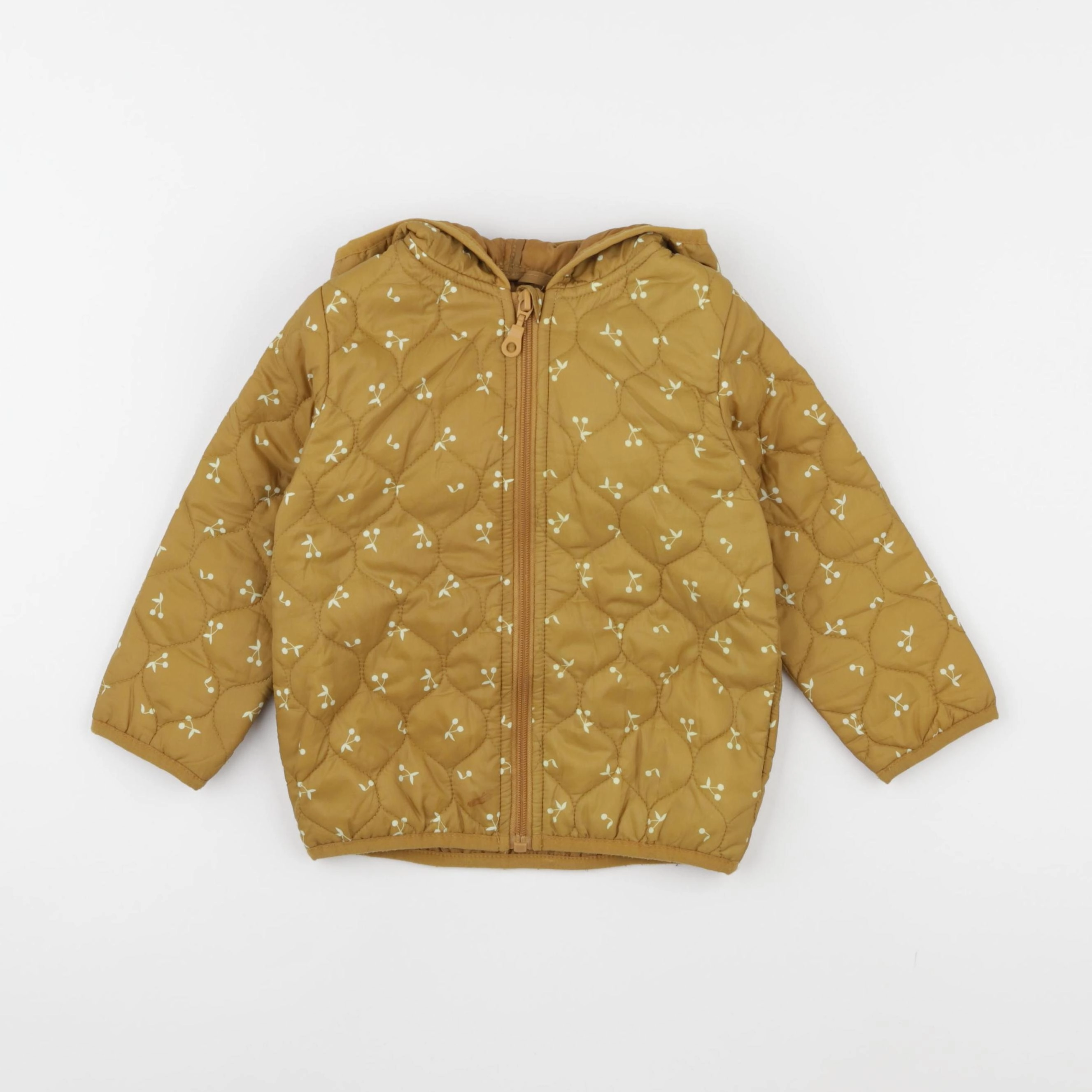 Vertbaudet - doudoune jaune - 3 ans