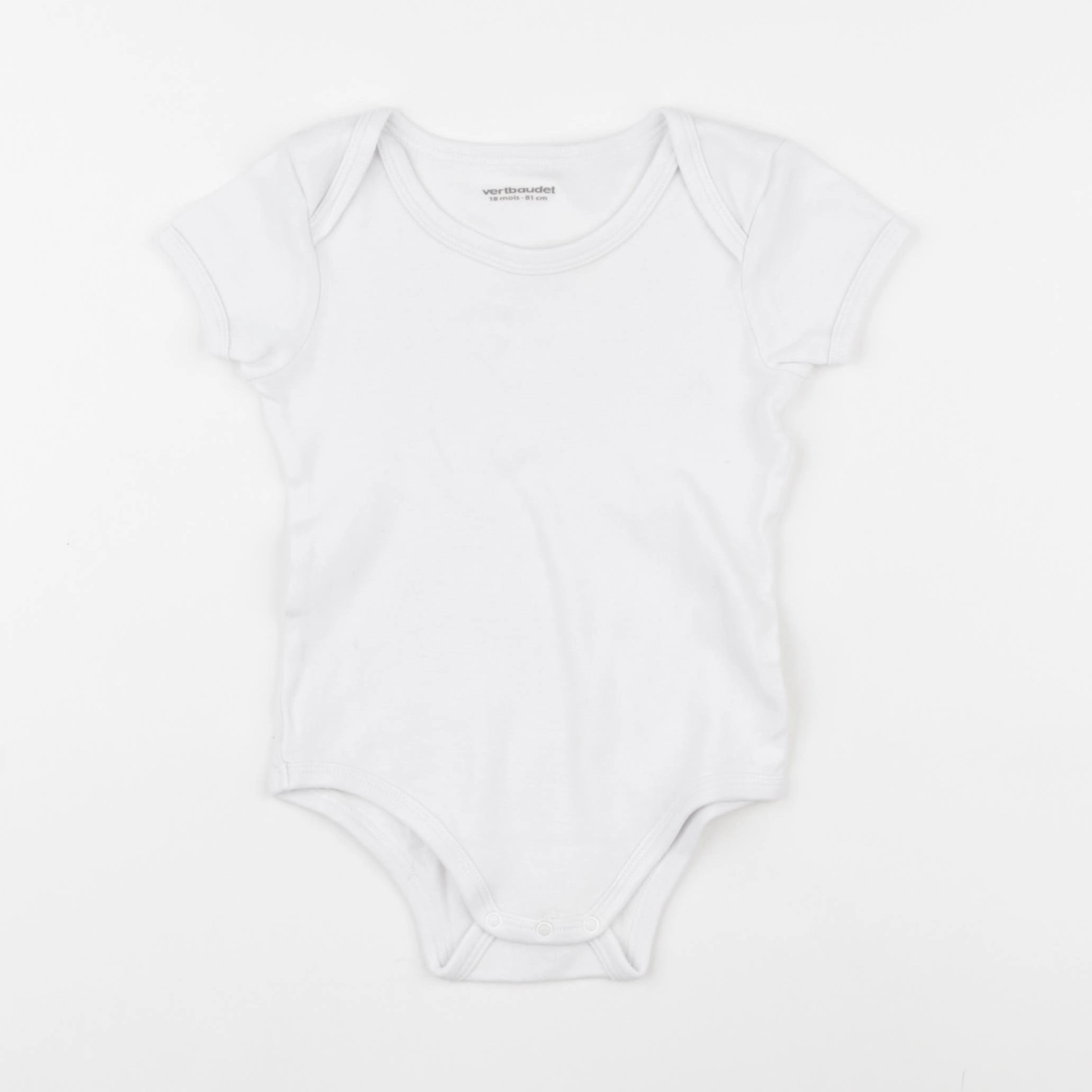 Vertbaudet - body blanc - 18 mois