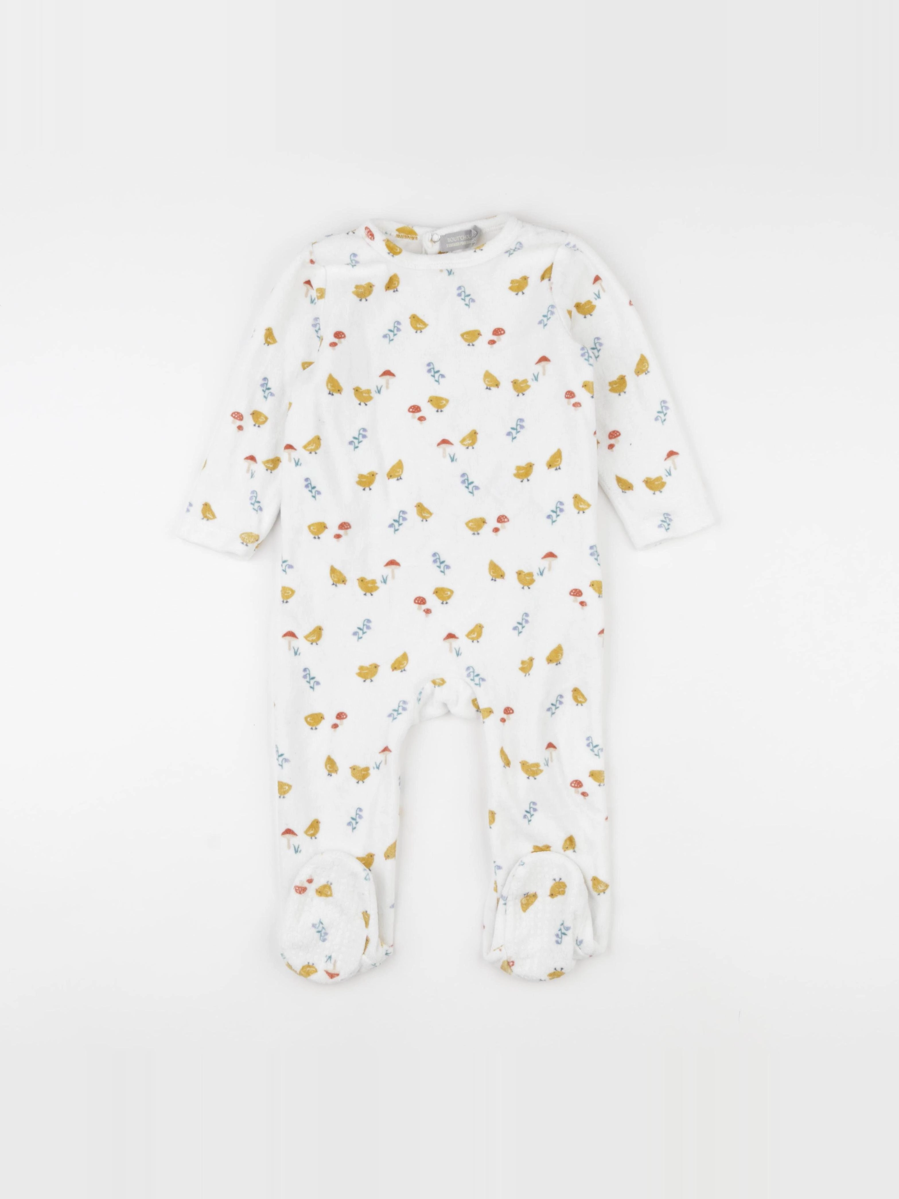 Boutchou - pyjama velours multicolore - 18 mois