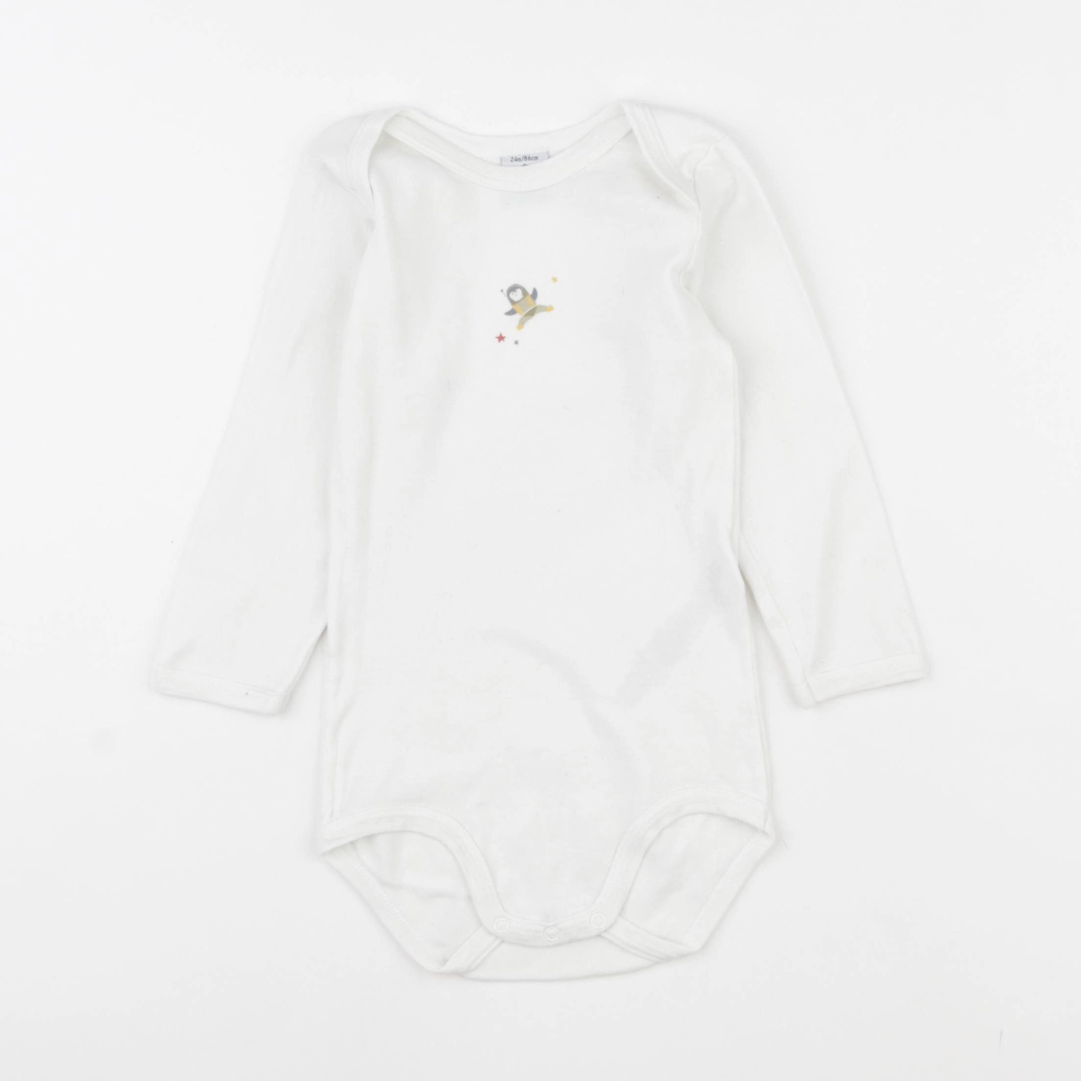 Petit Bateau - body blanc - 24 mois